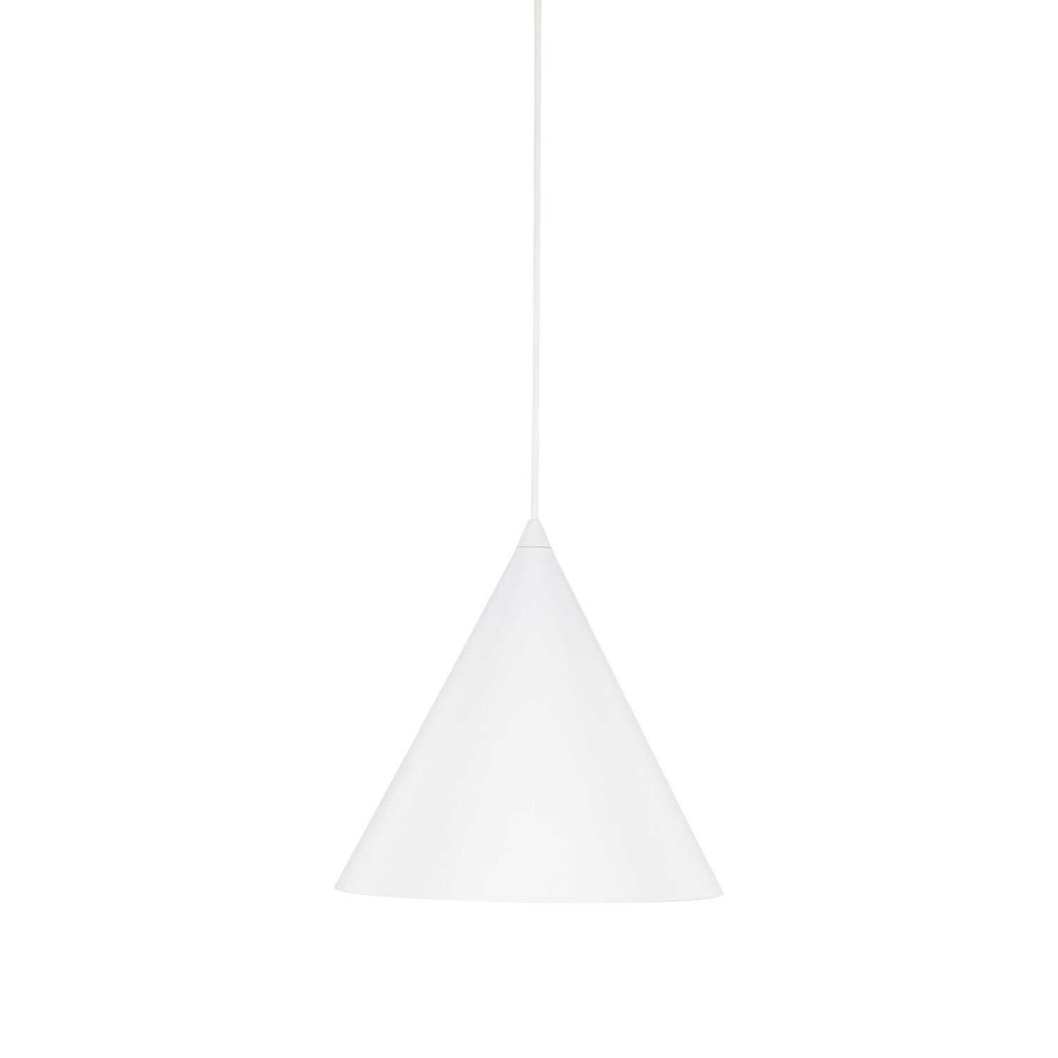 Pendelleuchte Weiß Metall Ø 25 cm H: max. 160 cm E27 Retro Lampe
