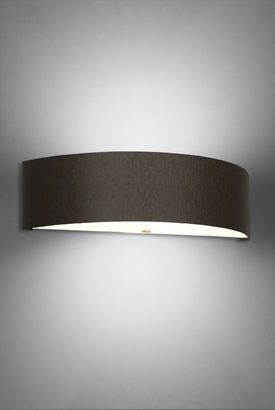 Applique Up Down noir tissu verre 45 cm indirect