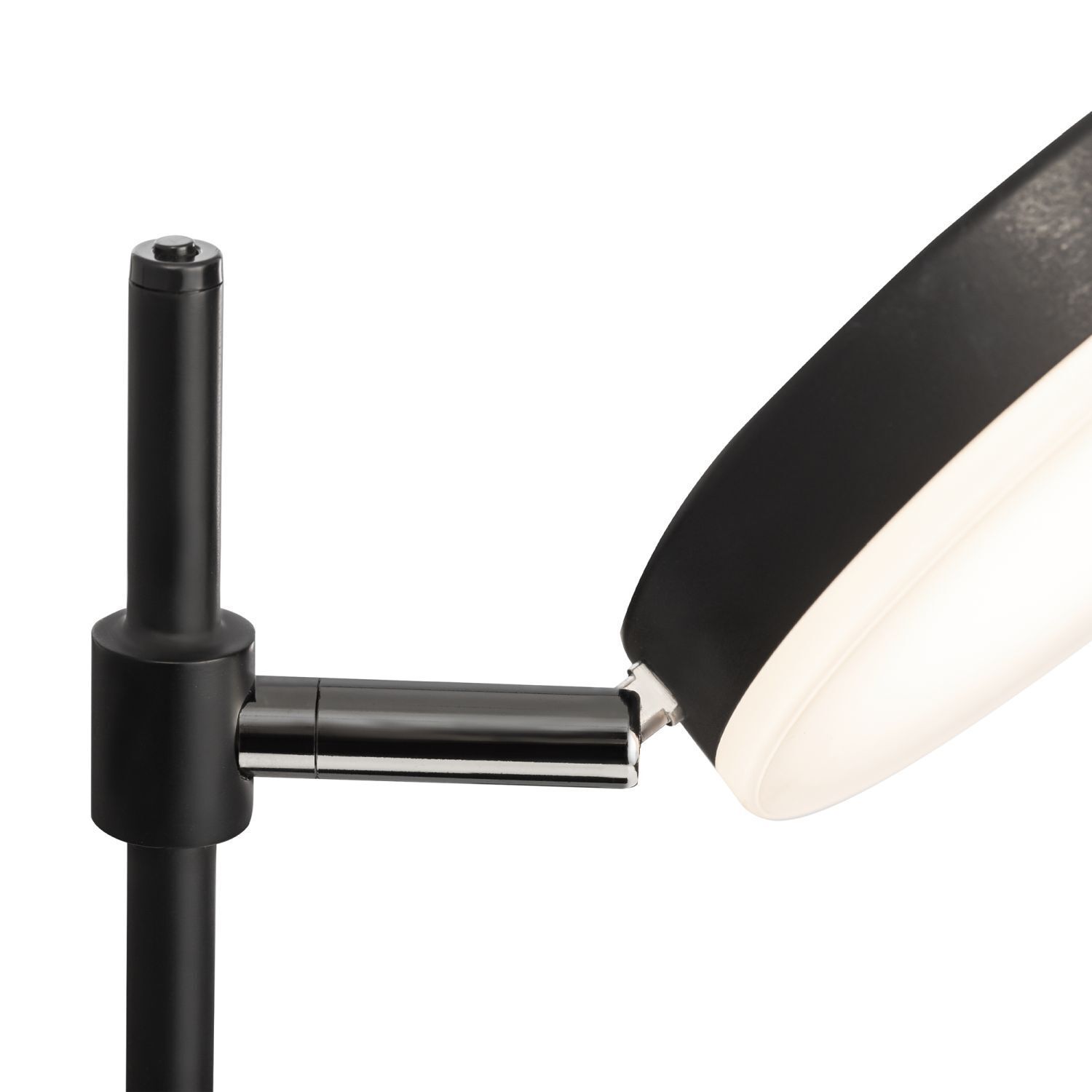 LED Tischlampe Büro flexibel Schwarz 47 cm 3000 K 8 W Tischlampe, Stehleuchte, LED-Lampe, Kabelose Leuchte, Metallarmatur