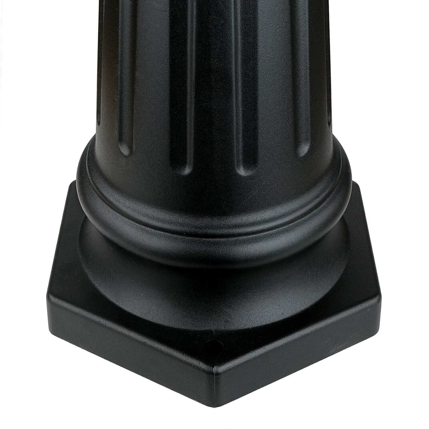 Kandelaber Schwarz 227cm hoch Rustikal LEADWORTH Architektur, Säule