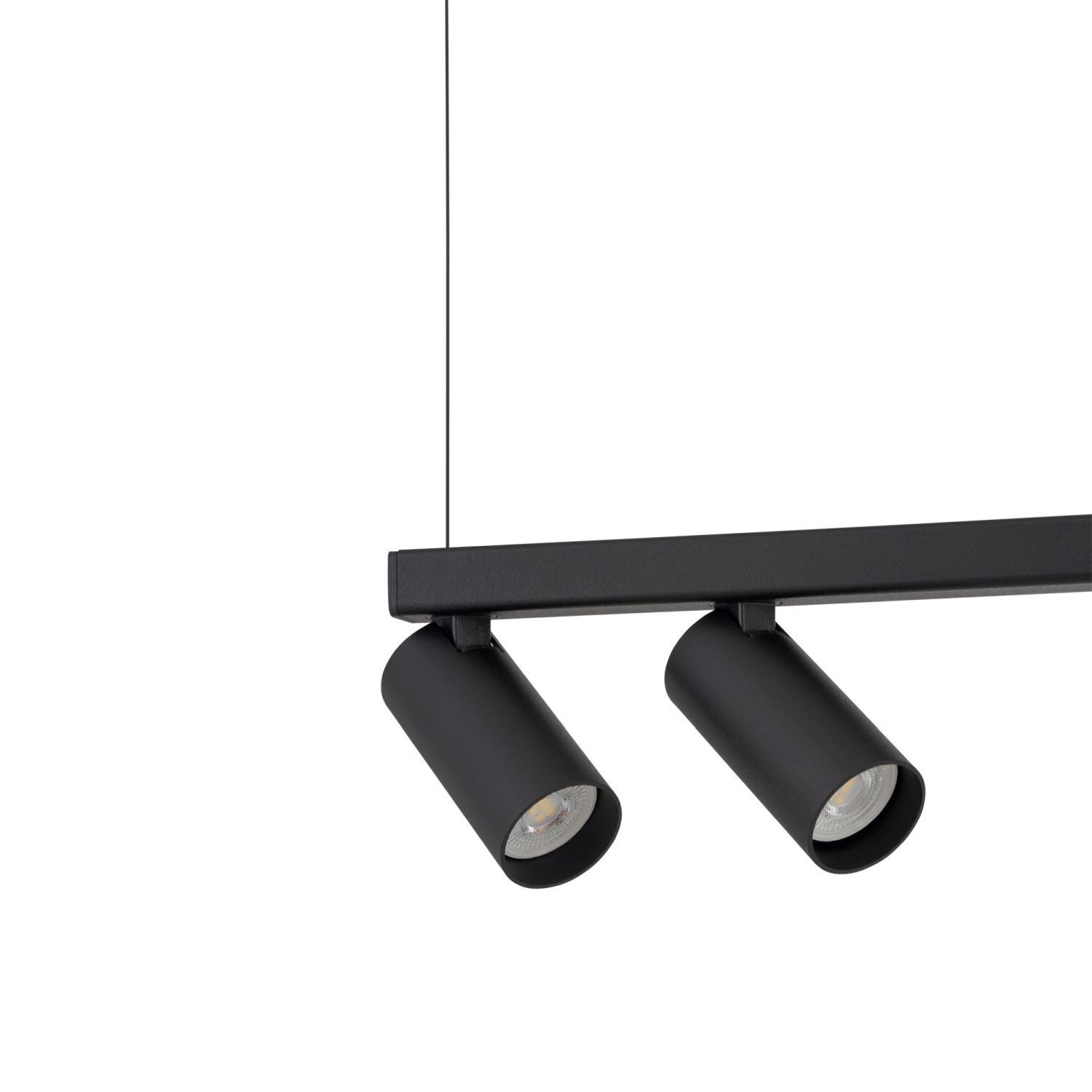 Deckenleuchte, Lichtstrahler, Track lighting, Schwarz, 2-flammig