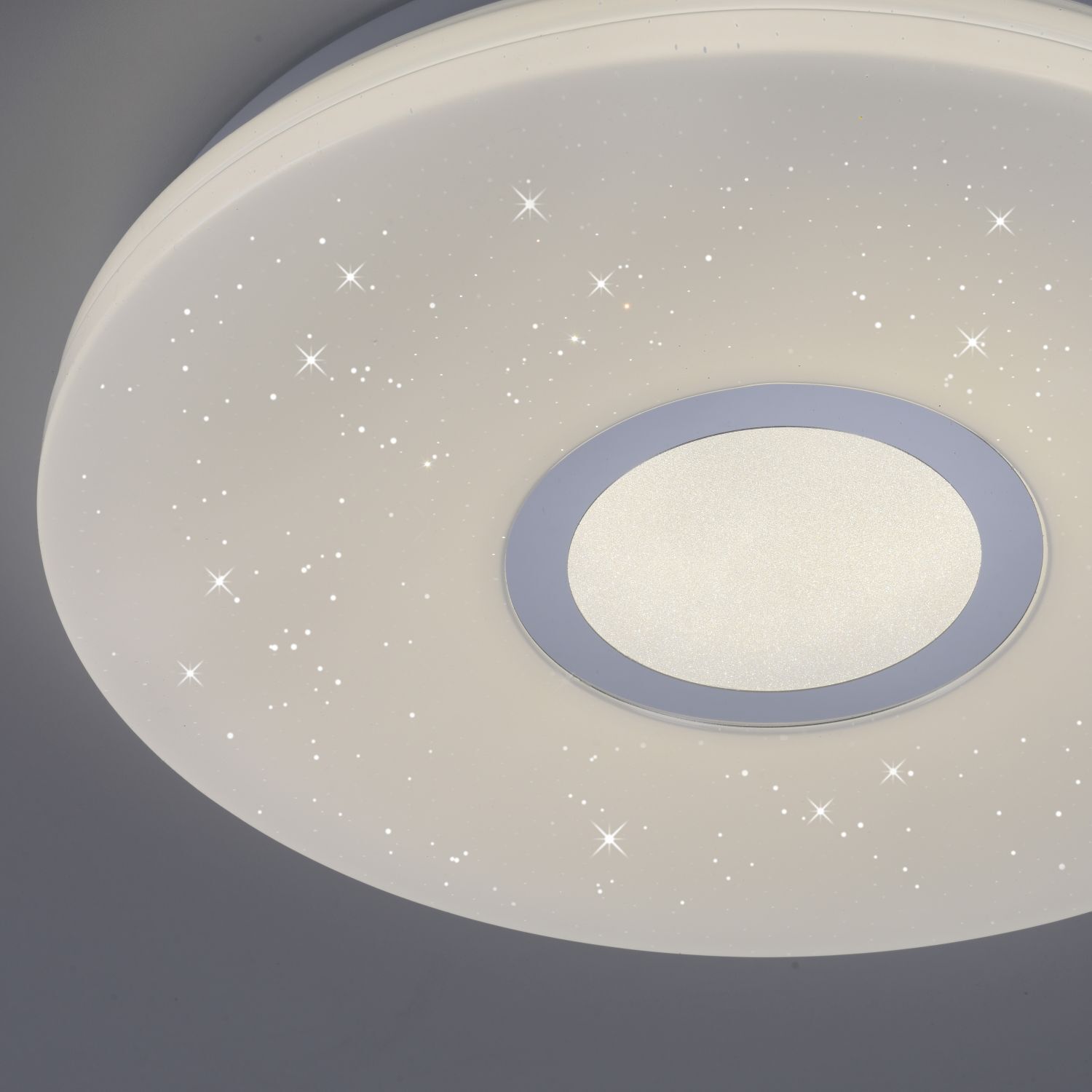 LED Deckenlampe Sternenhimmel dimmbar Timer Ø41 cm 17 W Deckenleuchte, Teller