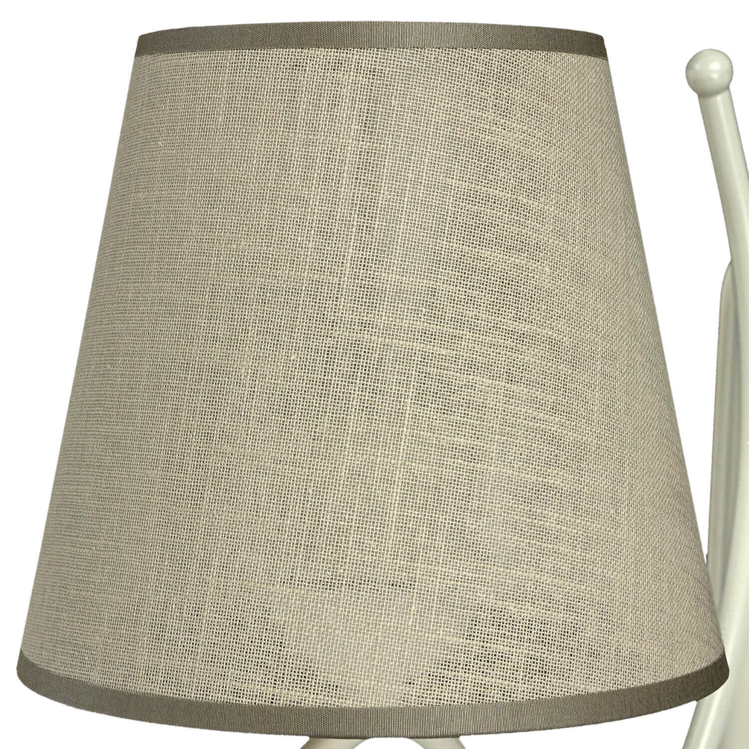 Beige Wandlampe Stoff Landhaus ABUELA Leuchte