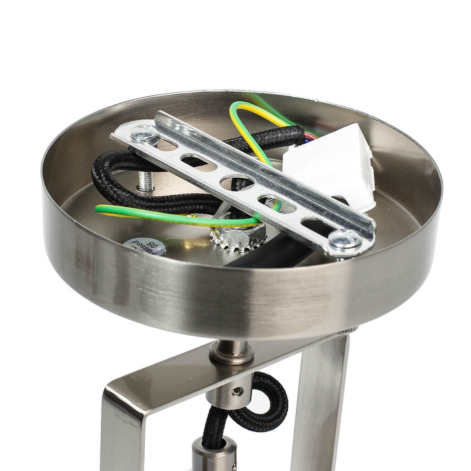 Praktischer Spot DALLAS Retro Design Metall E14 Maschine, Rad