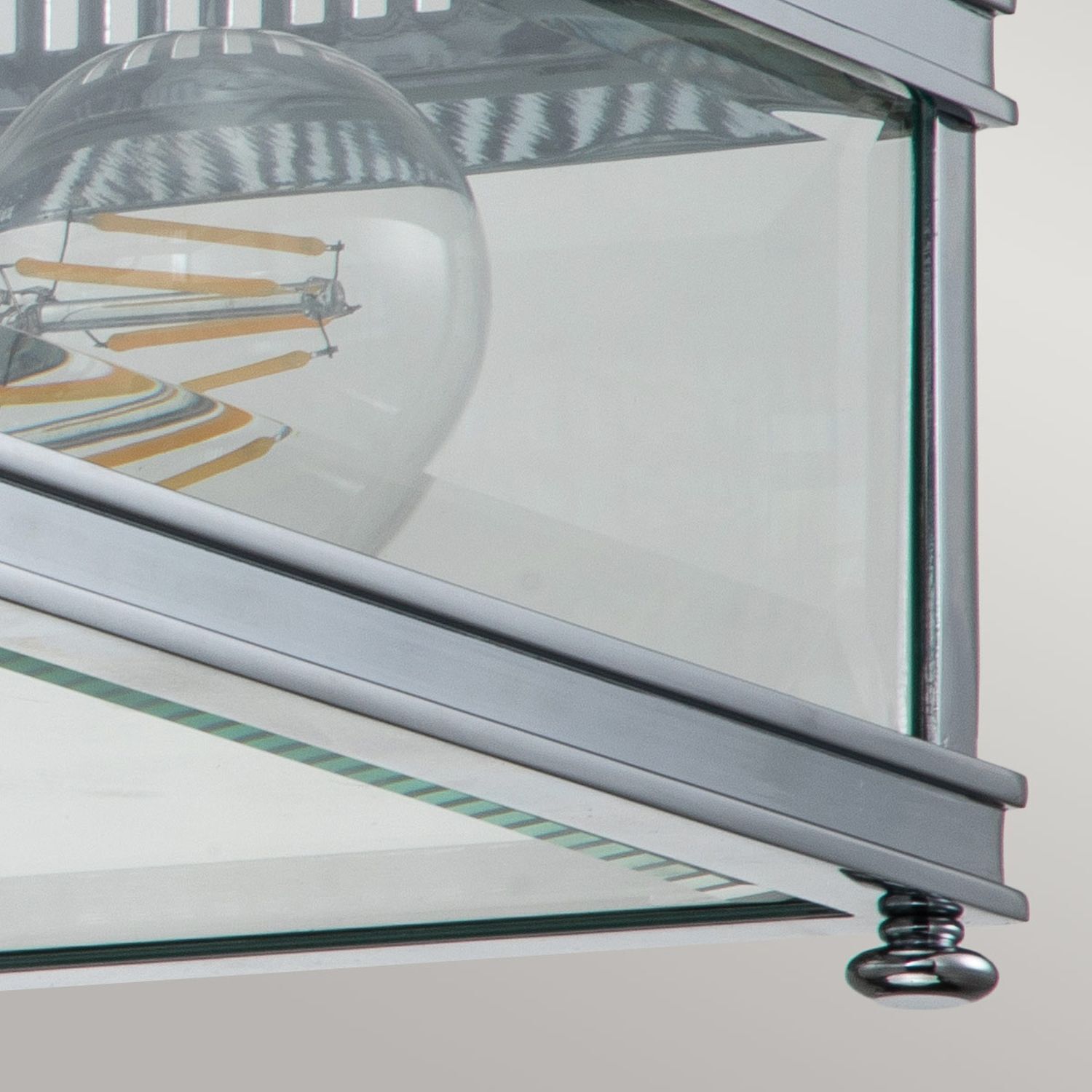 Plafonnier extérieur laiton verre E27 IP44 30 cm de large Leuchte, Beleuchtung