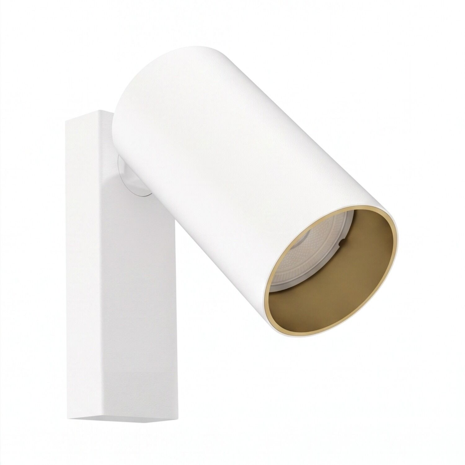 Leseleuchte Weiß Gold GU10 Metall verstellbar Modern