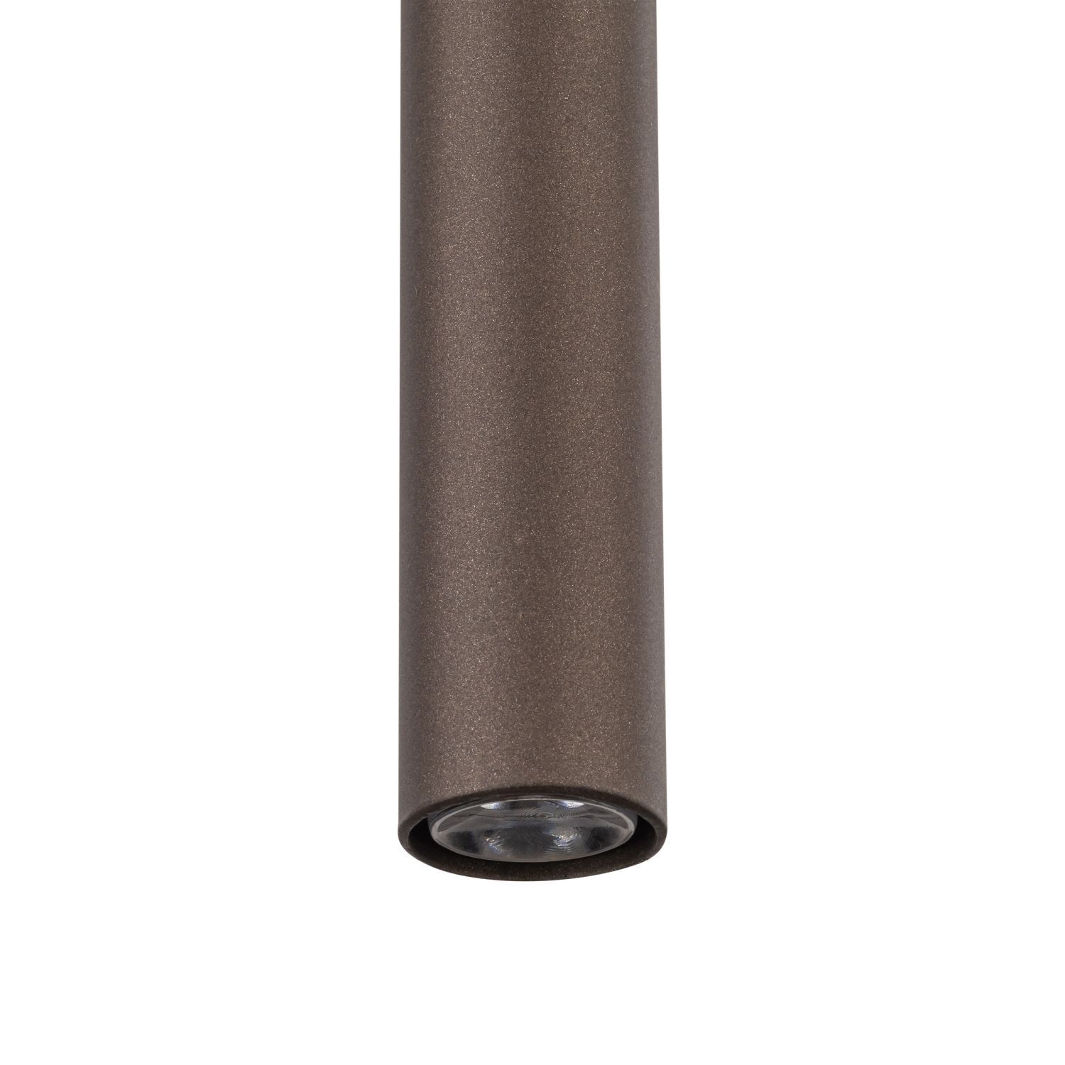 Lampe à suspendre Marron Métal Ø 5,2 cm H : max. 140 cm réglable