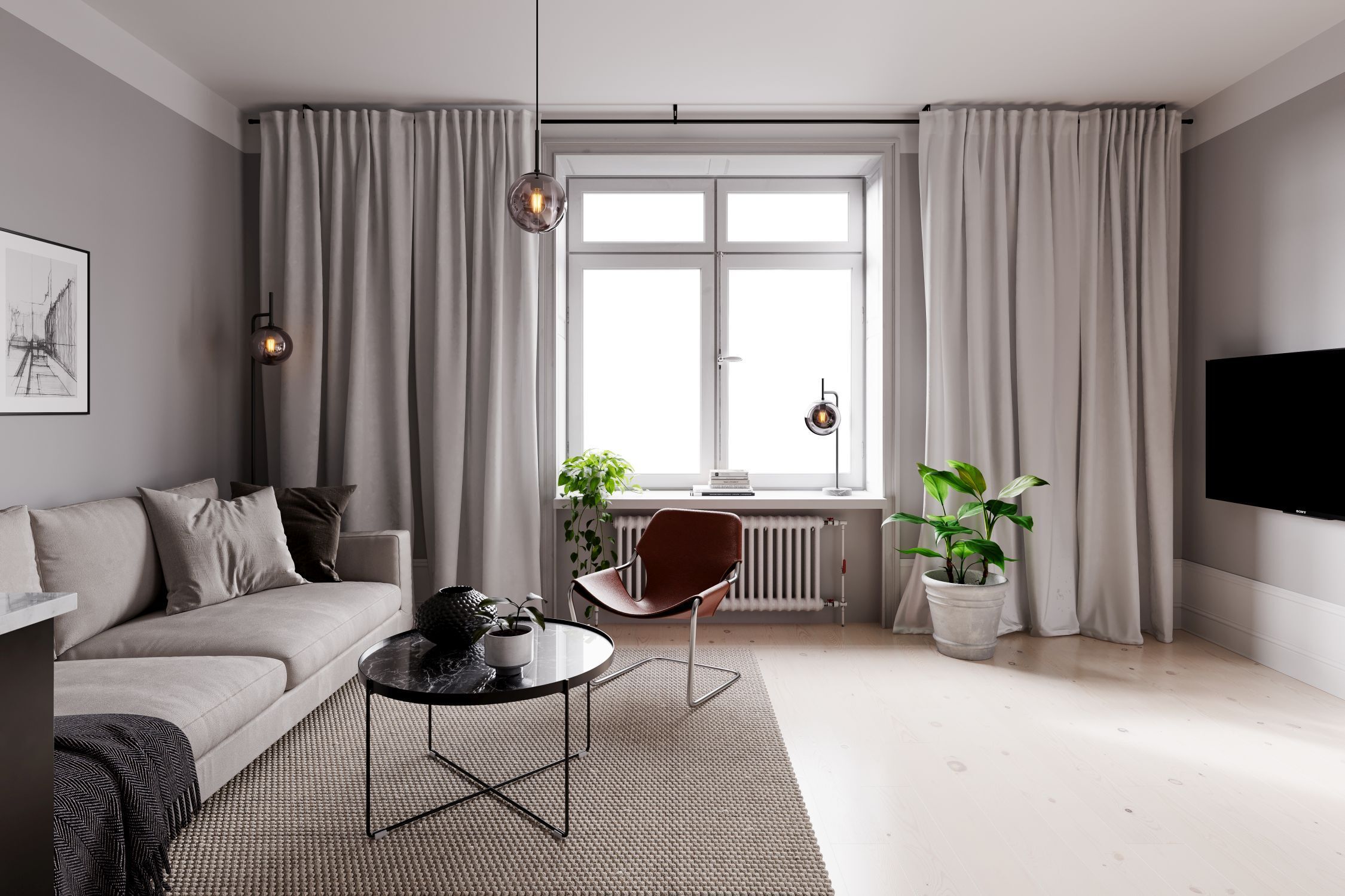 Dekoration für Zuhause, Wohnzimmer, Innenarchitektur, Pflanze, Stuhl
