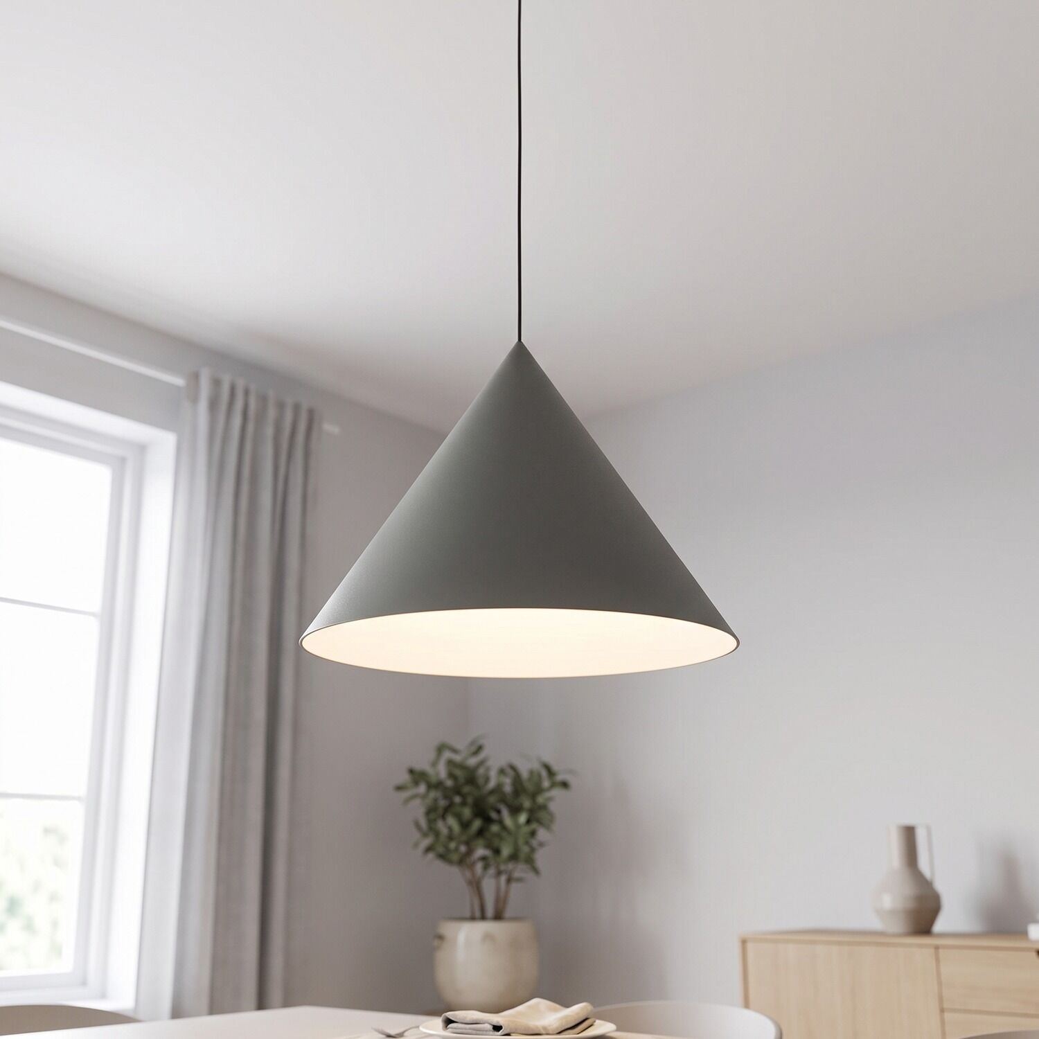 le93562-haengeleuchte-arbeitszimmer-esszimmer-kueche-wohnzimmer-innen-metall-retro-gu10-ip20-verstellbar-grau-anthrazit-01 Pendellampe, Hängeleuchte, Graue Lampe, Industrie-Design, Küchen-/Wohnraumleuchte