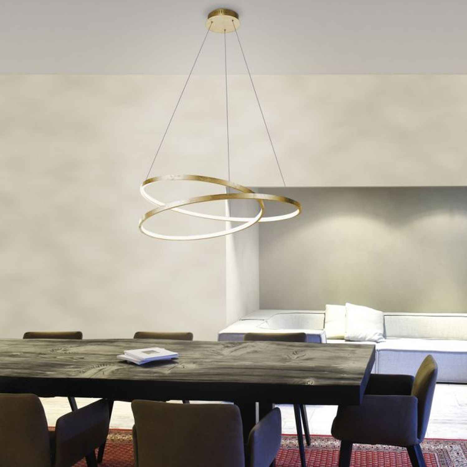 Tabelle, Esstisch, Kronleuchter, Lampe, Esszimmer