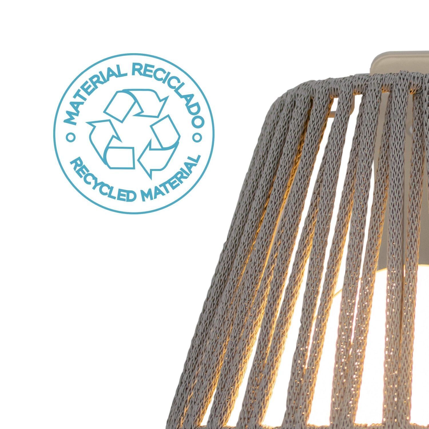 Applique murale LED Outdoor Akku Lampe IP54 portable Taupe