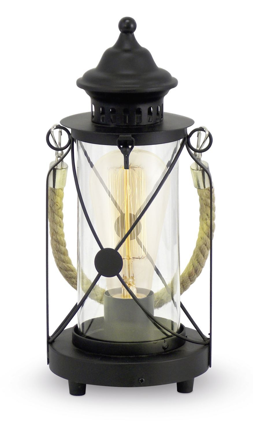 Lampe de table Bradford noir Ø14cm