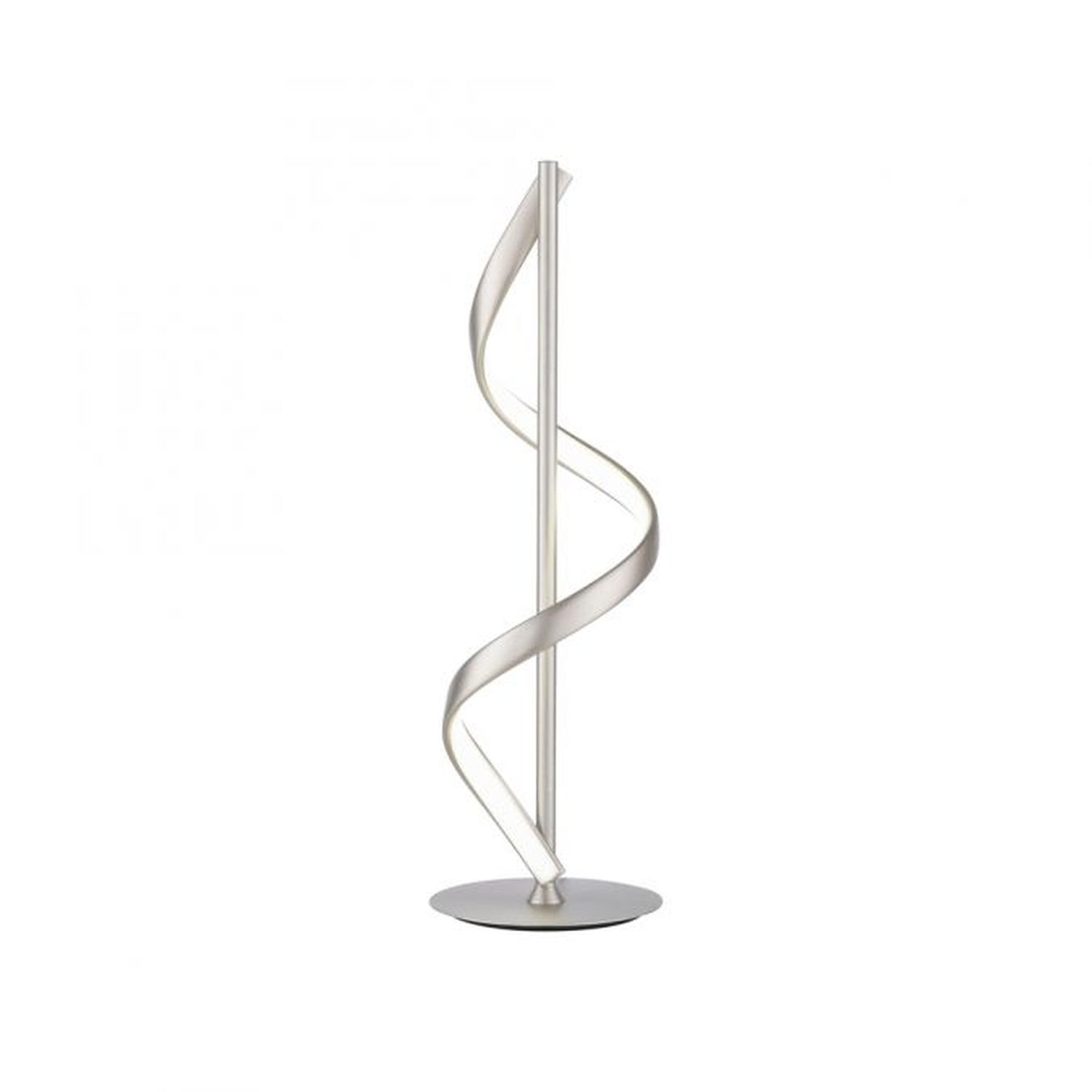 Lampe de table LED à intensité variable 50 cm Télécommande 10 W Argent