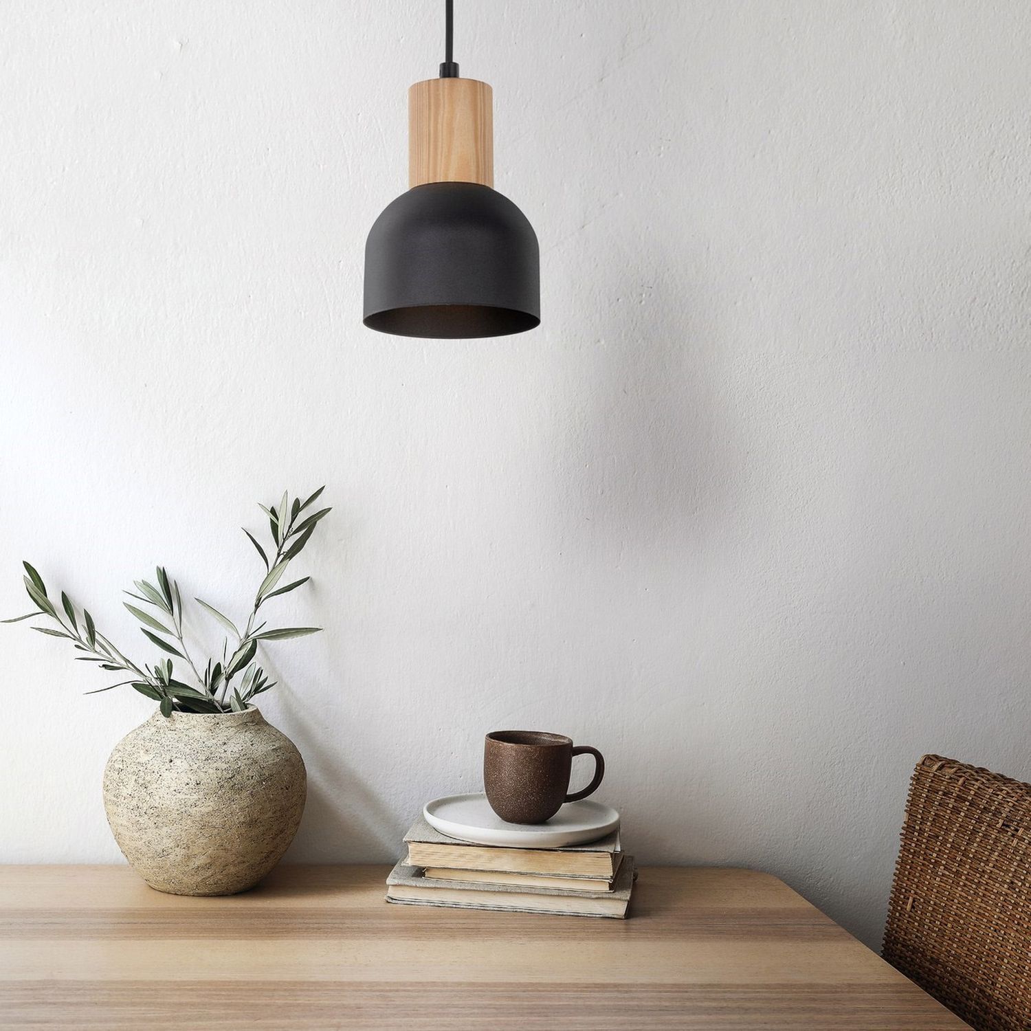 Lampe, Pflanze, Tasse