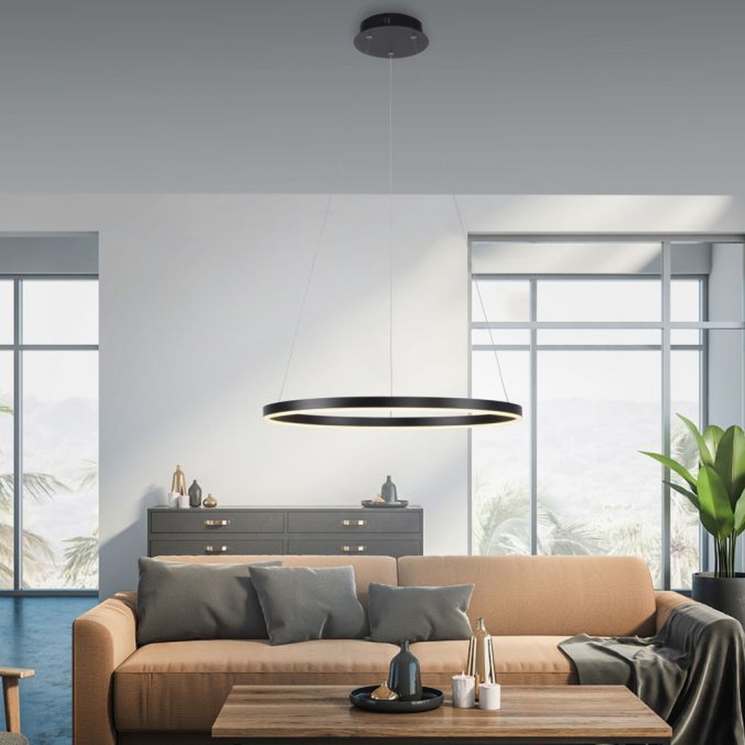 Wohnzimmer, Couch, Innenarchitektur, Lampe, Dekoration für Zuhause