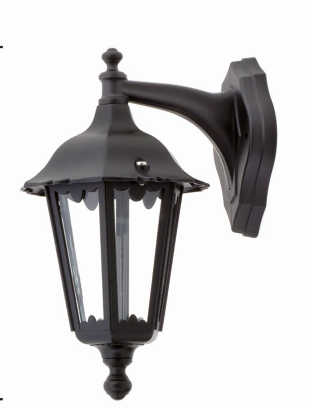 Applique murale Extérieur Aluminium IP44 Noir Rustique