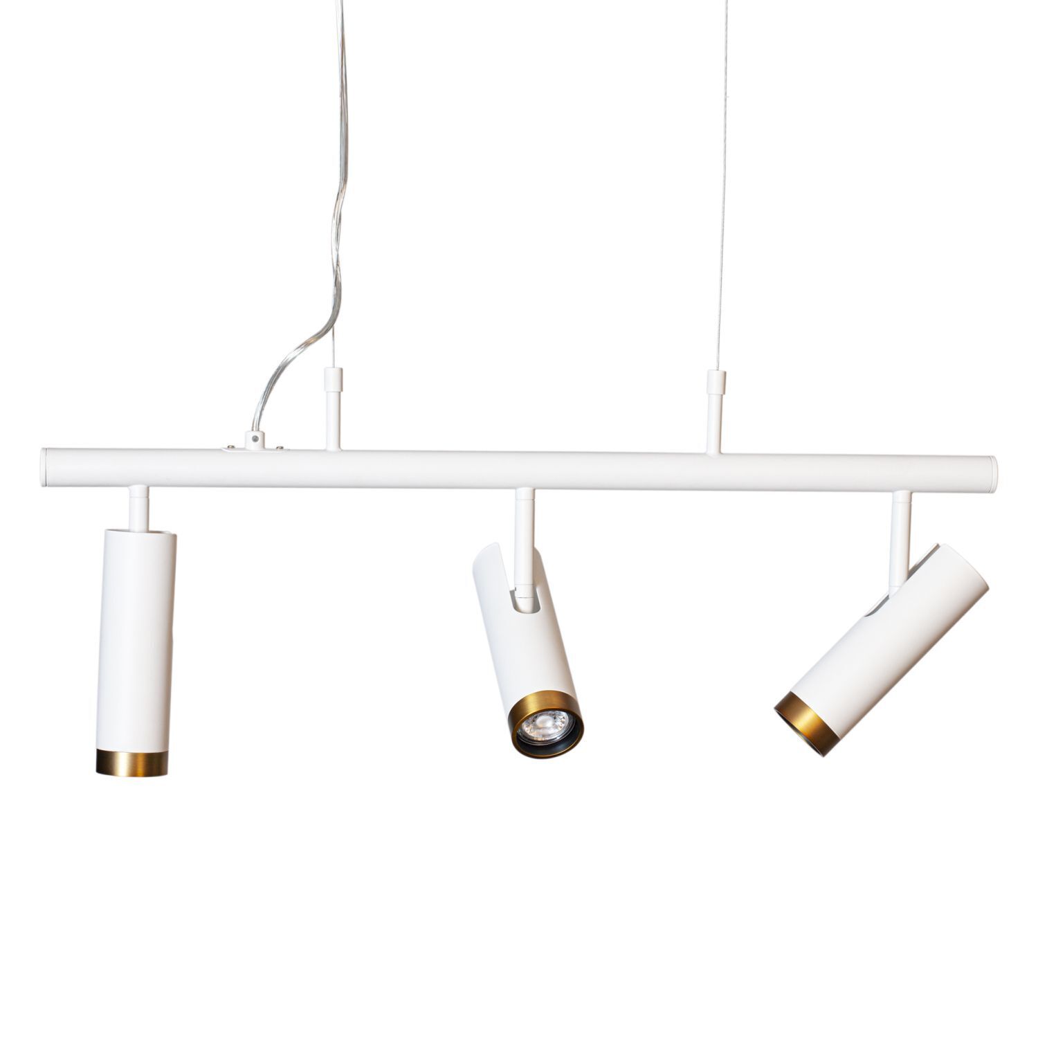 Suspension à 3 flammes 80 cm de large H : max. 140 cm GU10 Lampe, Leuchte, Beleuchtung