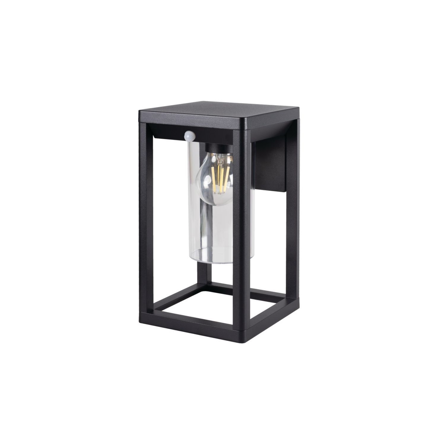 Wandleuchte mit Bewegungsmelder IP44 Schwarz Outdoor