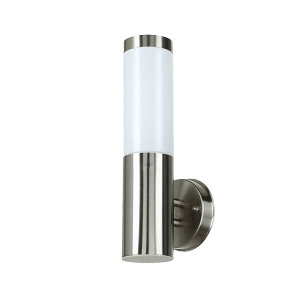 Wandleuchte, Wandlampe, LED, Stahl, Rundhalter