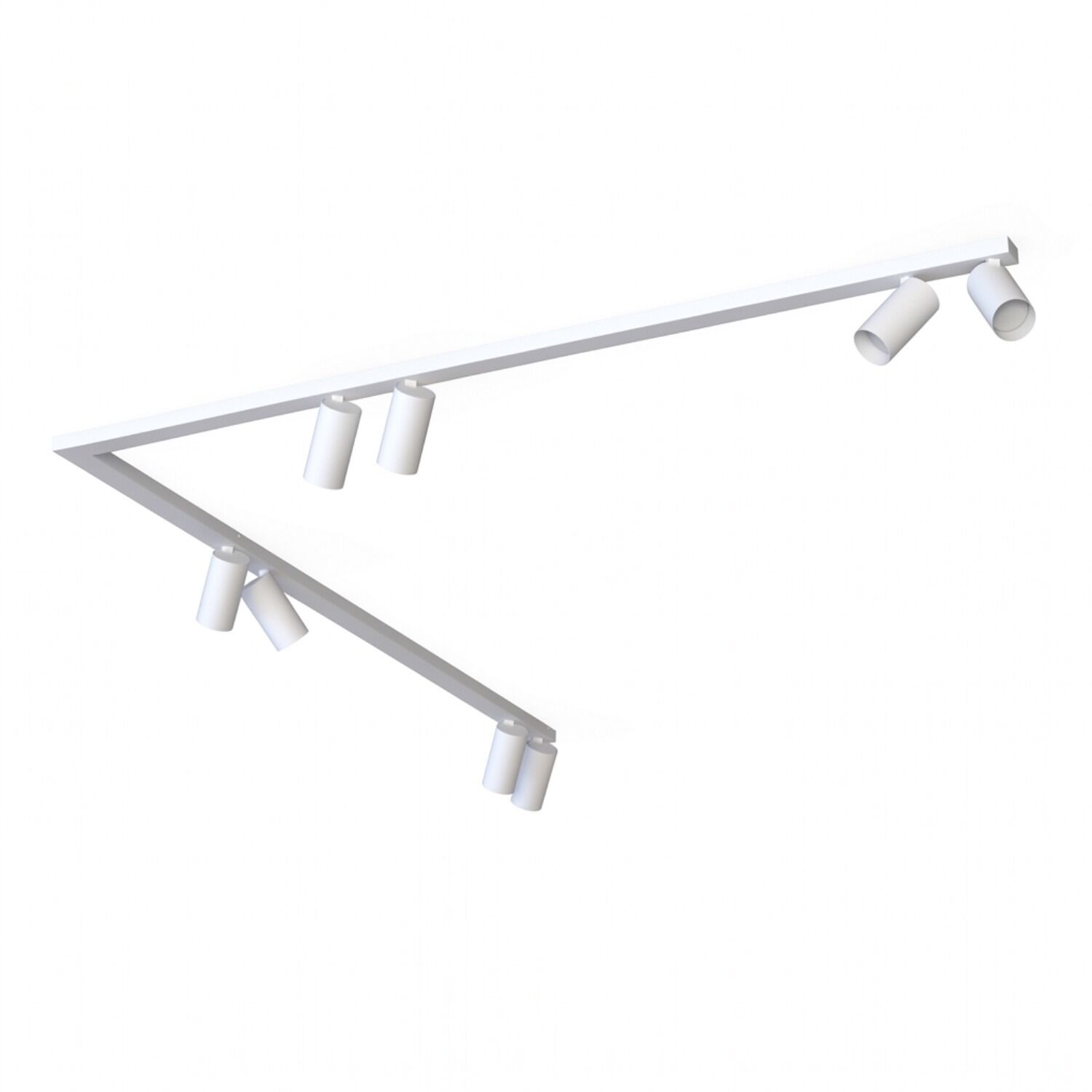 le67082-deckenstrahler-arbeitszimmer-flur-wohnzimmer-innen-kunststoff-metall-modern-8-flammig-gu10-ip20-weiss-02 Deckenleuchte, Tracklighting, Wand-?, Metall, Beleuchtung