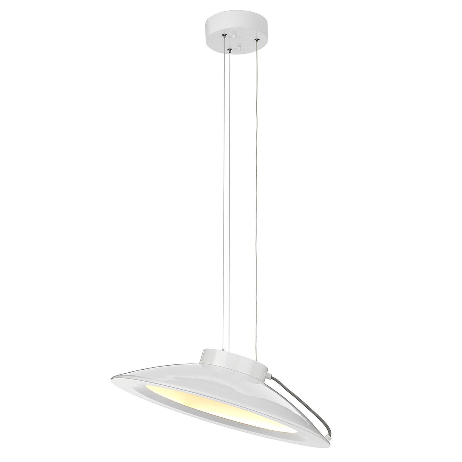 Lampe LED blanche suspendue KOPPLA Ø35cm Lampe rétro Deckenleuchte