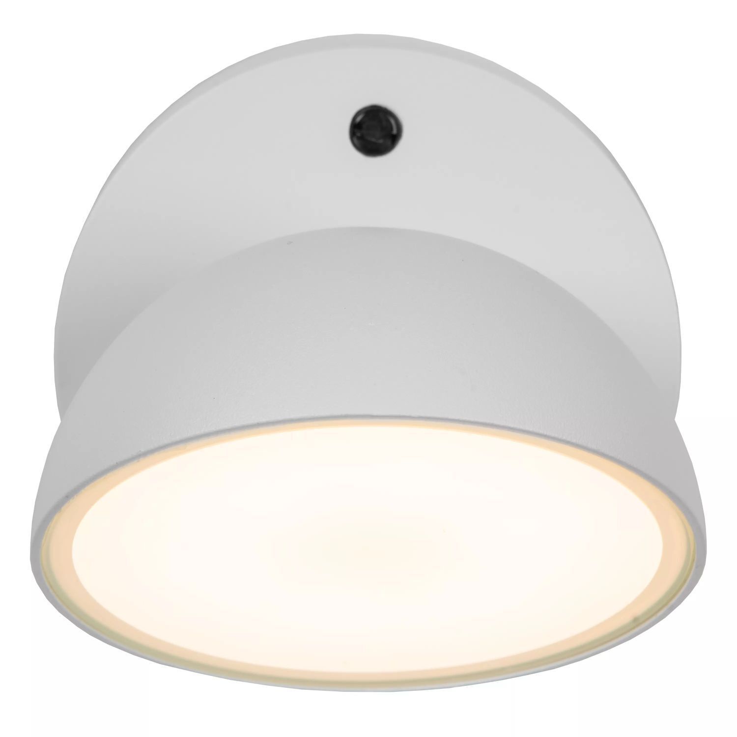 metall-lampen-aussenbeleuchtung-led-aussenleuchte-mit-daemmerungssensor-omex-1x-led-mit-12w-leuchtmittel-inklusive-weiss-le128306-04 Deckenleuchte, Wandlampe, LED, weiß, rund