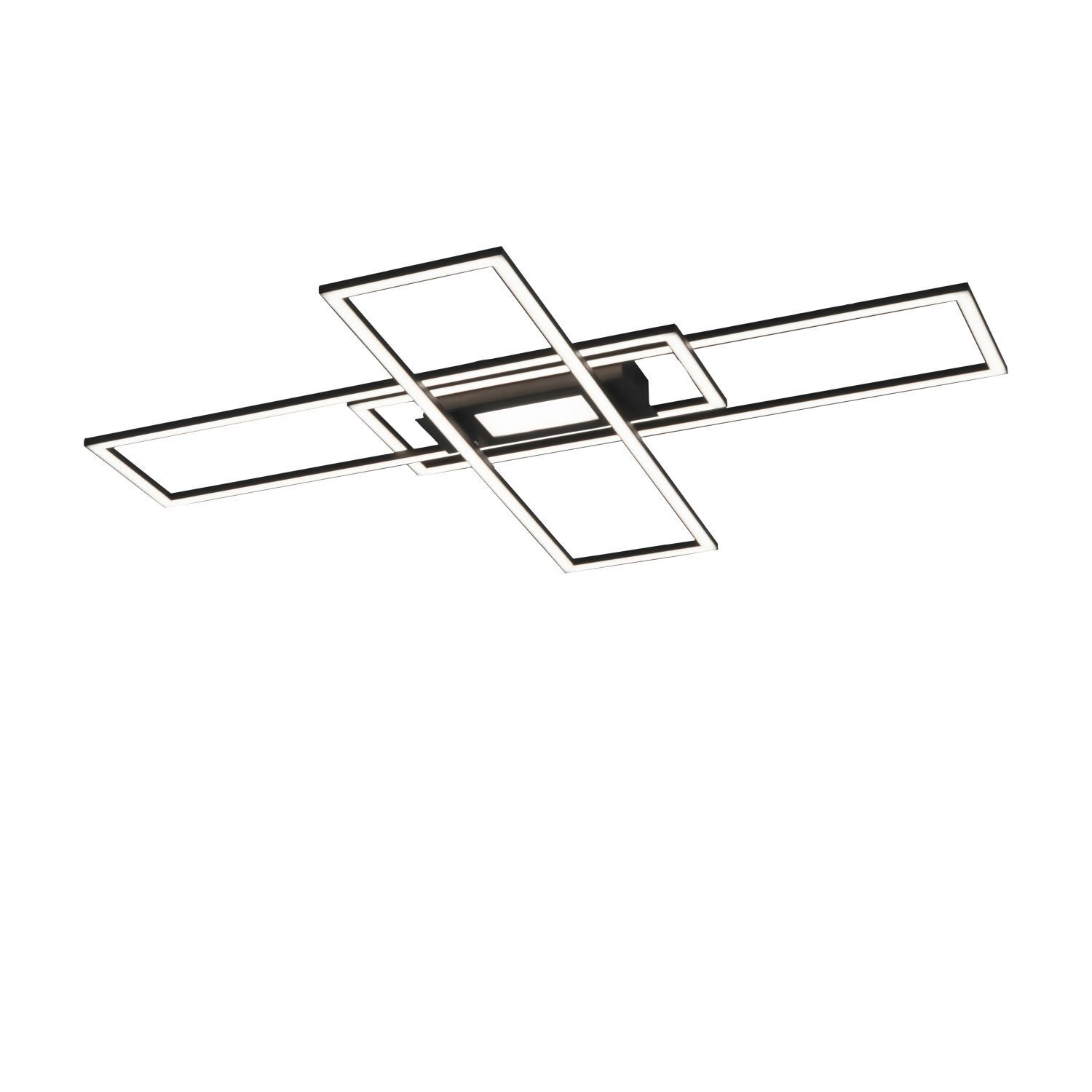 LED Deckenlampe dimmbar Metall Schwarz L:99 cm 45 W LED Deckenlampe dimmbar Metall Schwarz L:99 cm 45 W