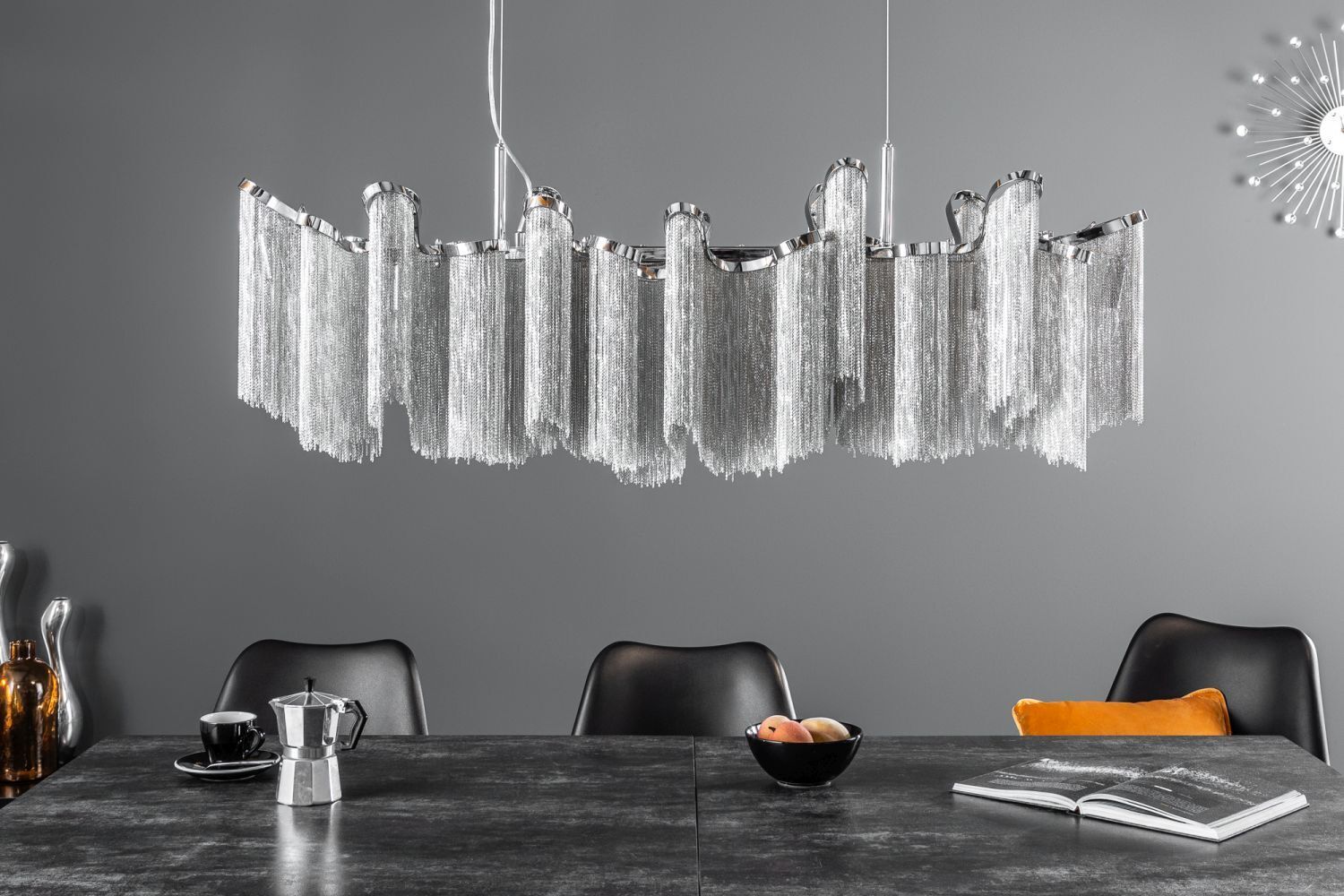 Leuchter, Lampe, Esszimmer, Esstisch, Innenarchitektur