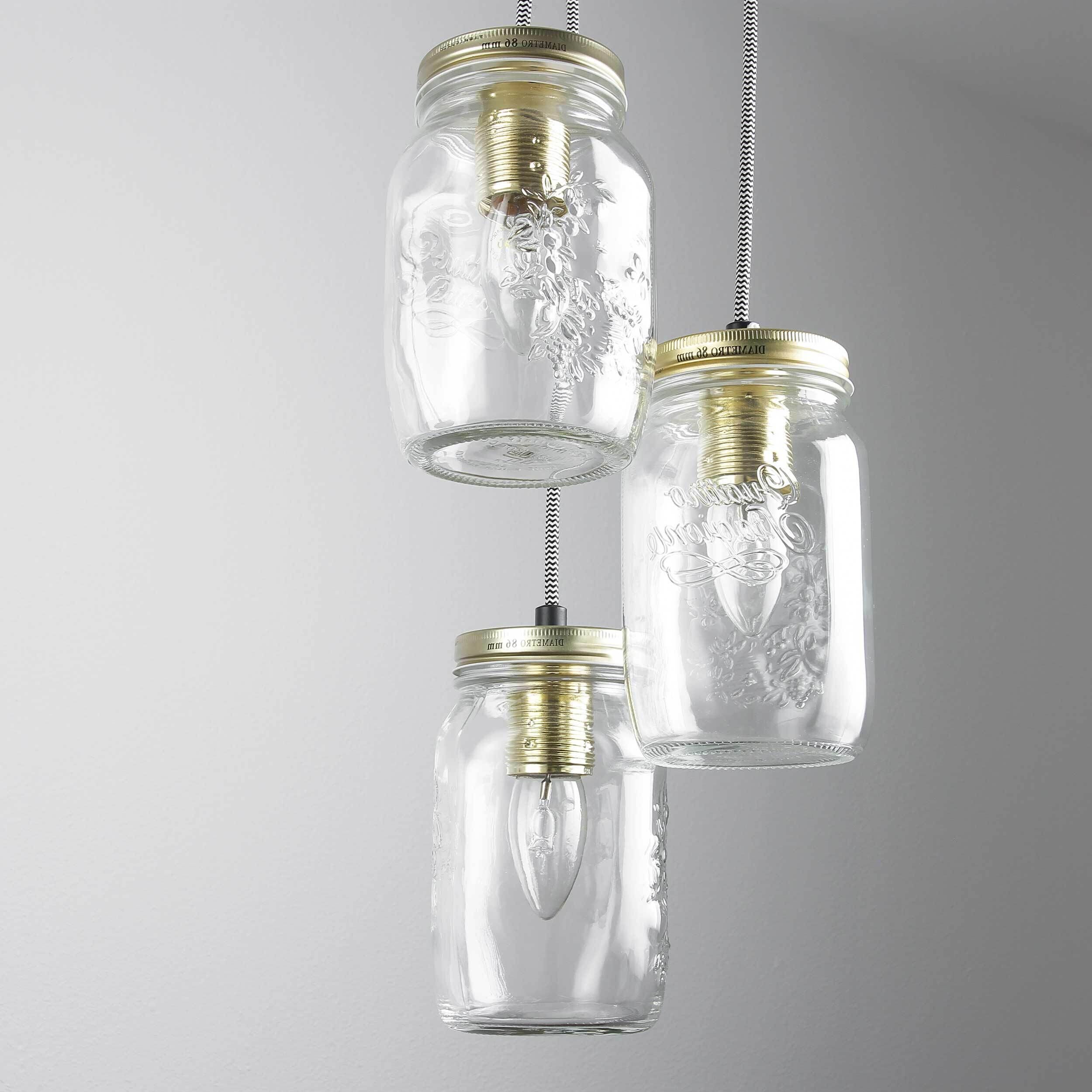 Lampe à suspendre JARS en laiton 3-flmg