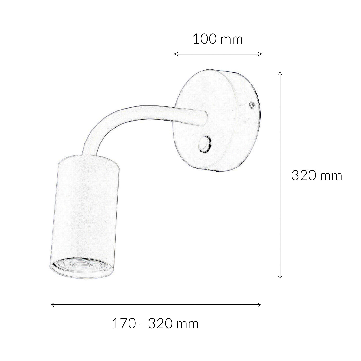 Wandlampe mit Schalter Weiß verstellbar Lesearm GU10 Diagramm, Handlung