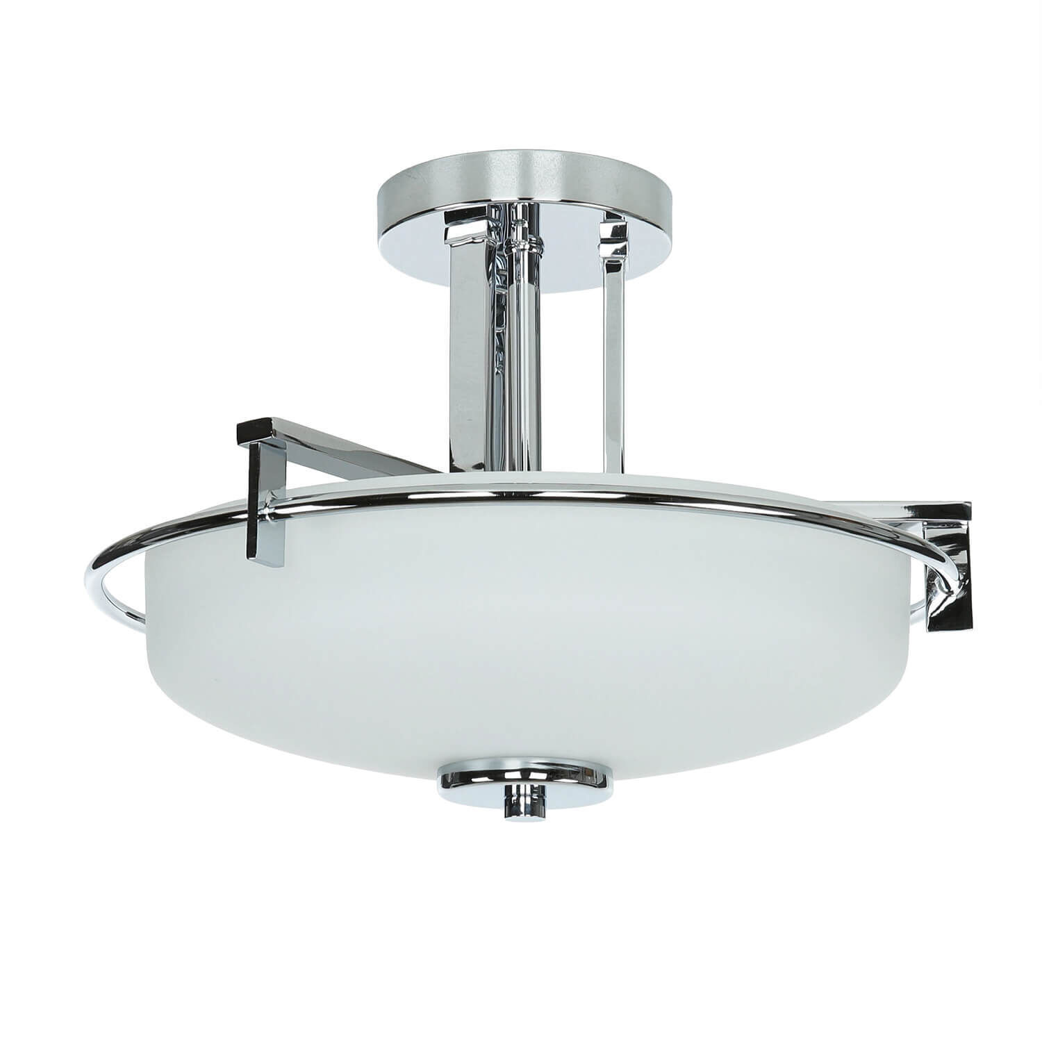 deckenleuchte-deckenlampe-3-flammig-badlamp-ehrom-poliert-creme-modern-1 decke, lounge, lampenmontur, chrom, glas, sv