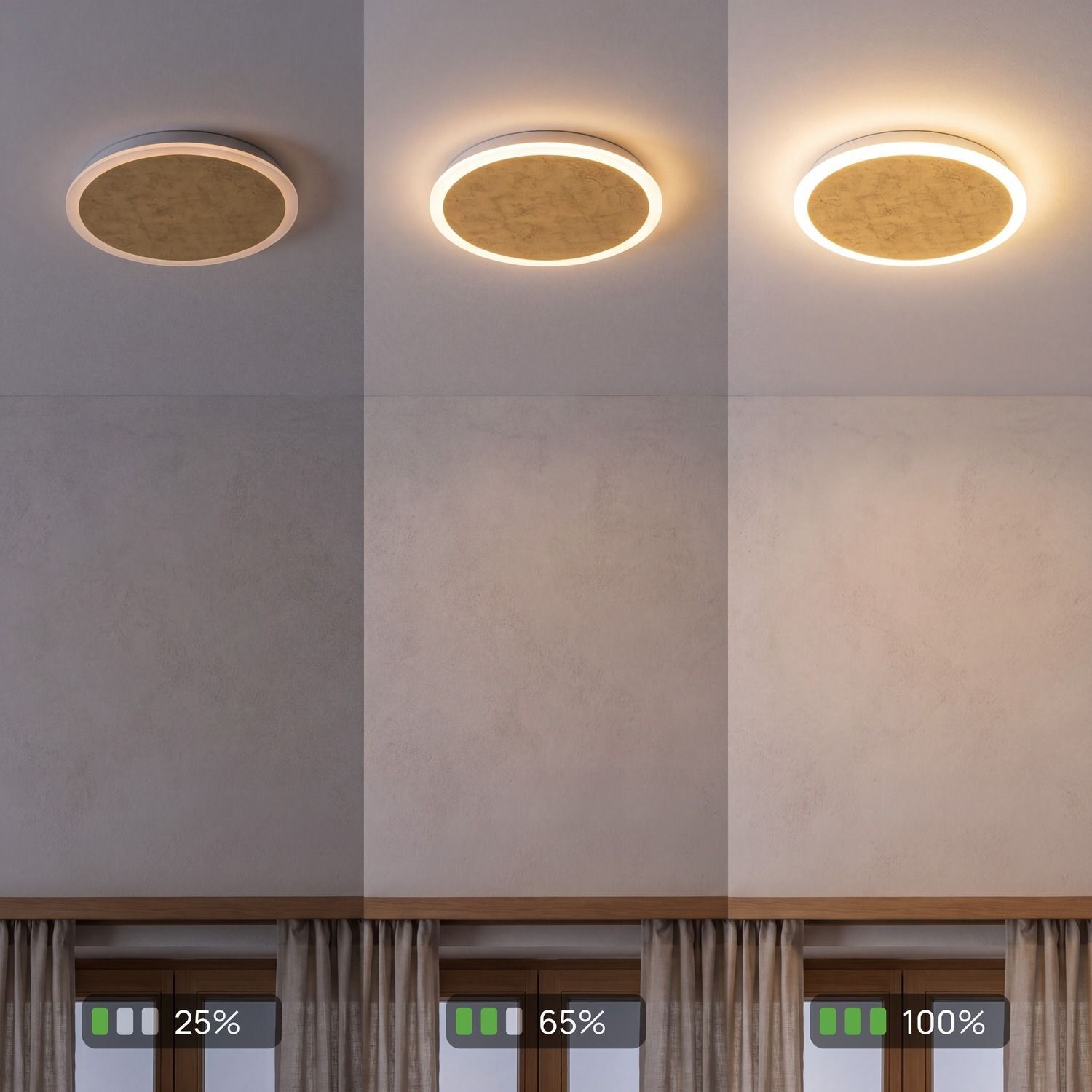 deckenleuchte, rundlampe, LED, zimmerbeleuchtung, deckenzone