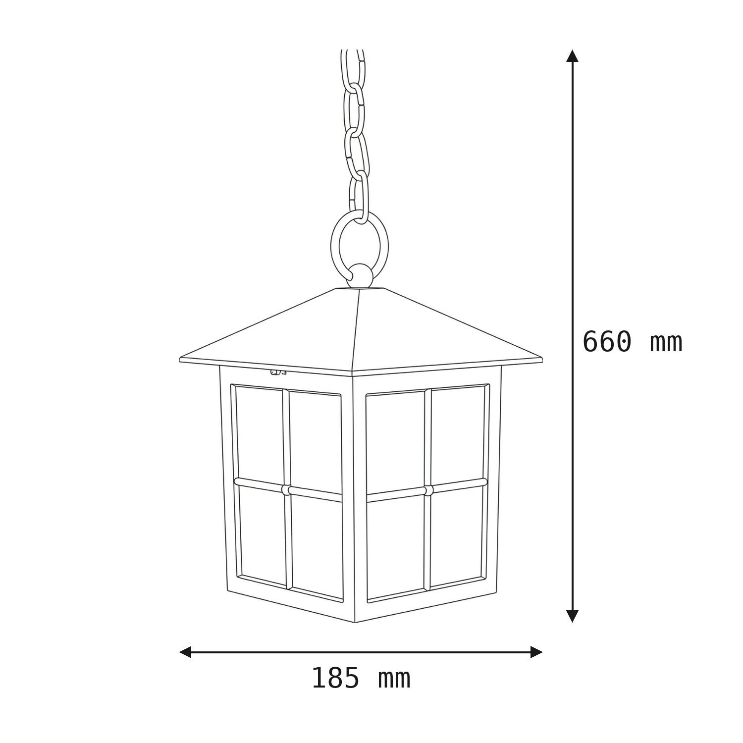 le51633-pendellampe-terrasse-balkon-aussen-metall-glas-matt-gehaemmert-rustikal-2-flammig-schwarz-07 Hängeleuchte, Laterne, Kette, Metallrahmen, Schirm