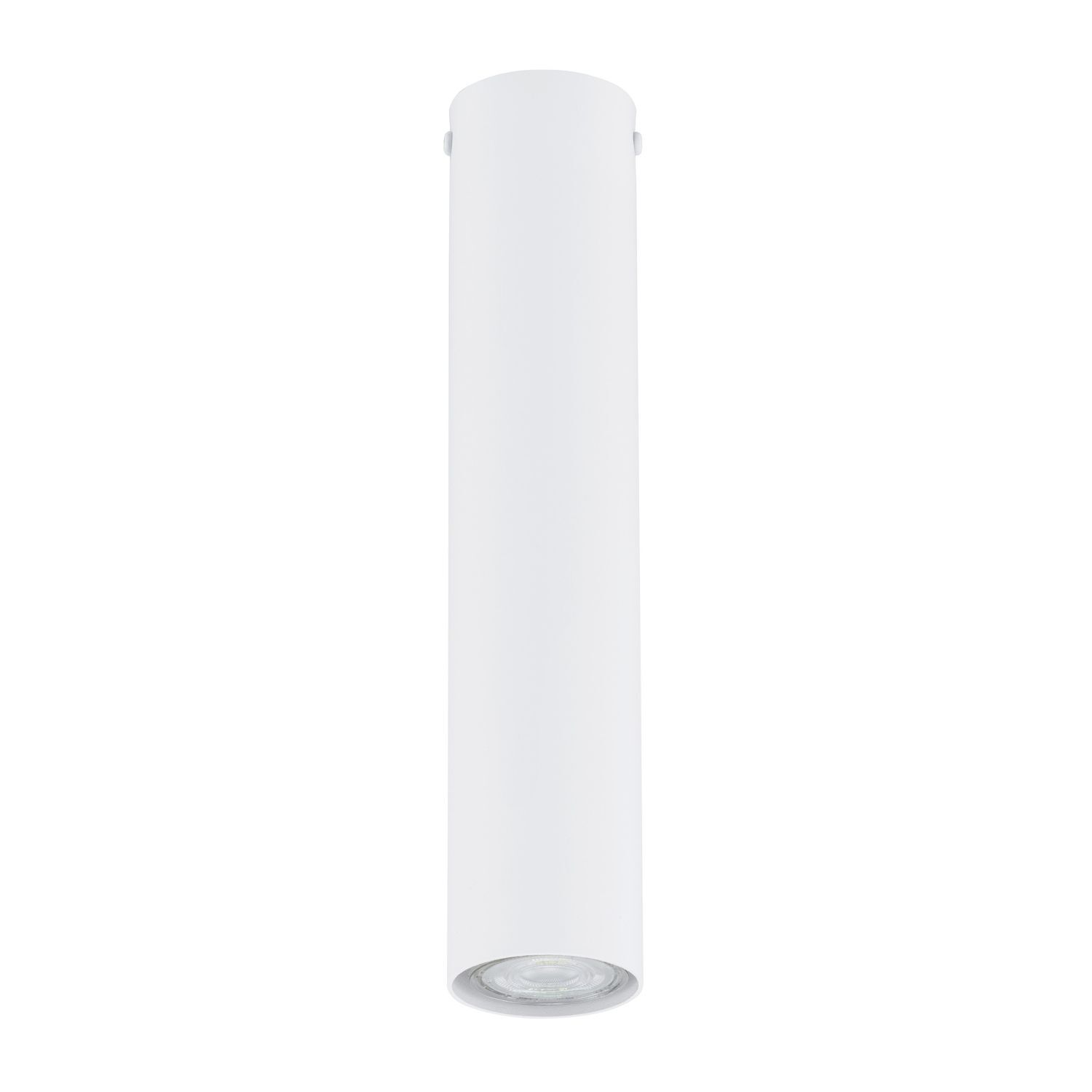 Spot métal rond D : 6 cm H : 30 cm Apparent Blanc GU10 Moderne Zylinder