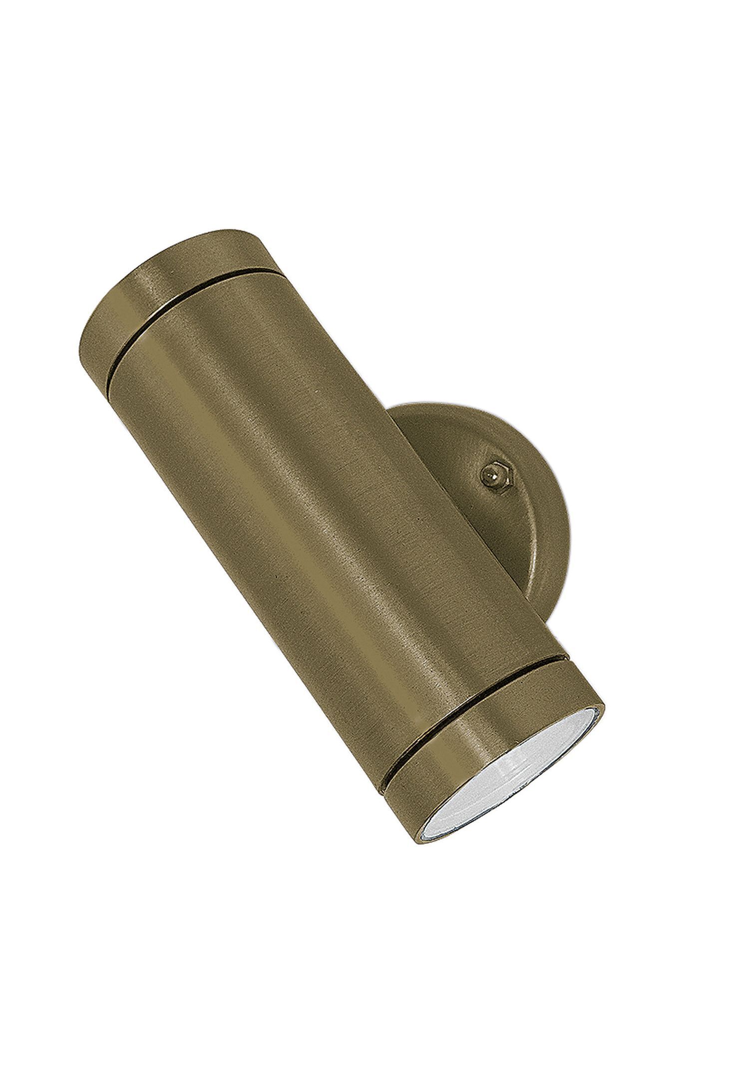 Applique extérieure laiton massif verre GU10 IP44 Up Down