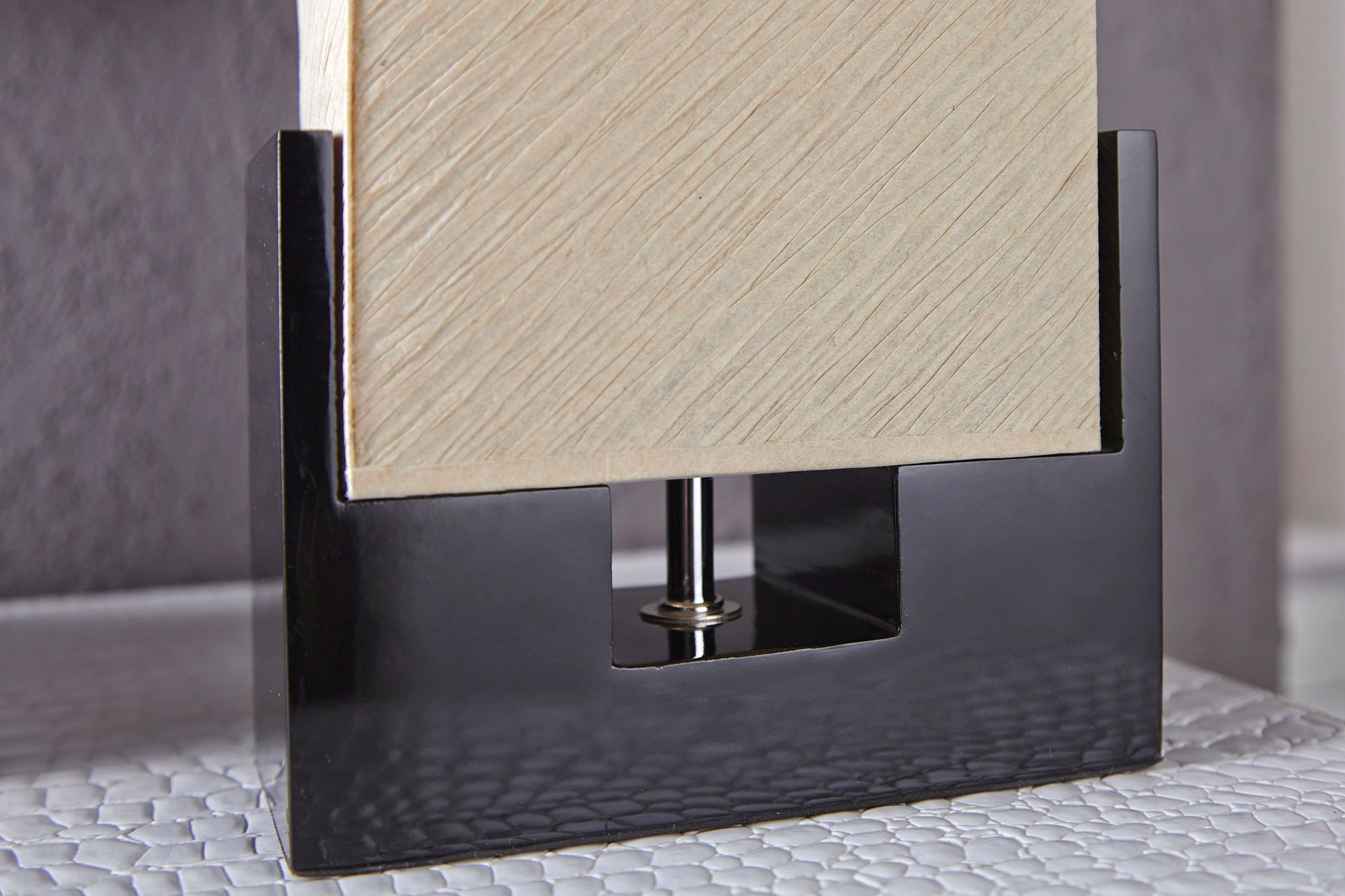 Noble lampe de table papier Bauhaus angulaire 25cm Schublade, Mobiliar, Drinnen, Innenarchitektur, Kabinett