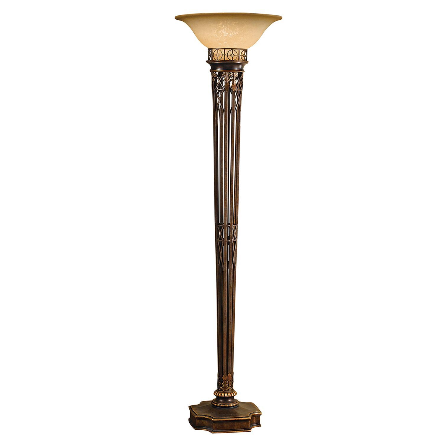 Stehlampe CARMEN 189cm Wohnzimmer Fackel Leuchte Lampe