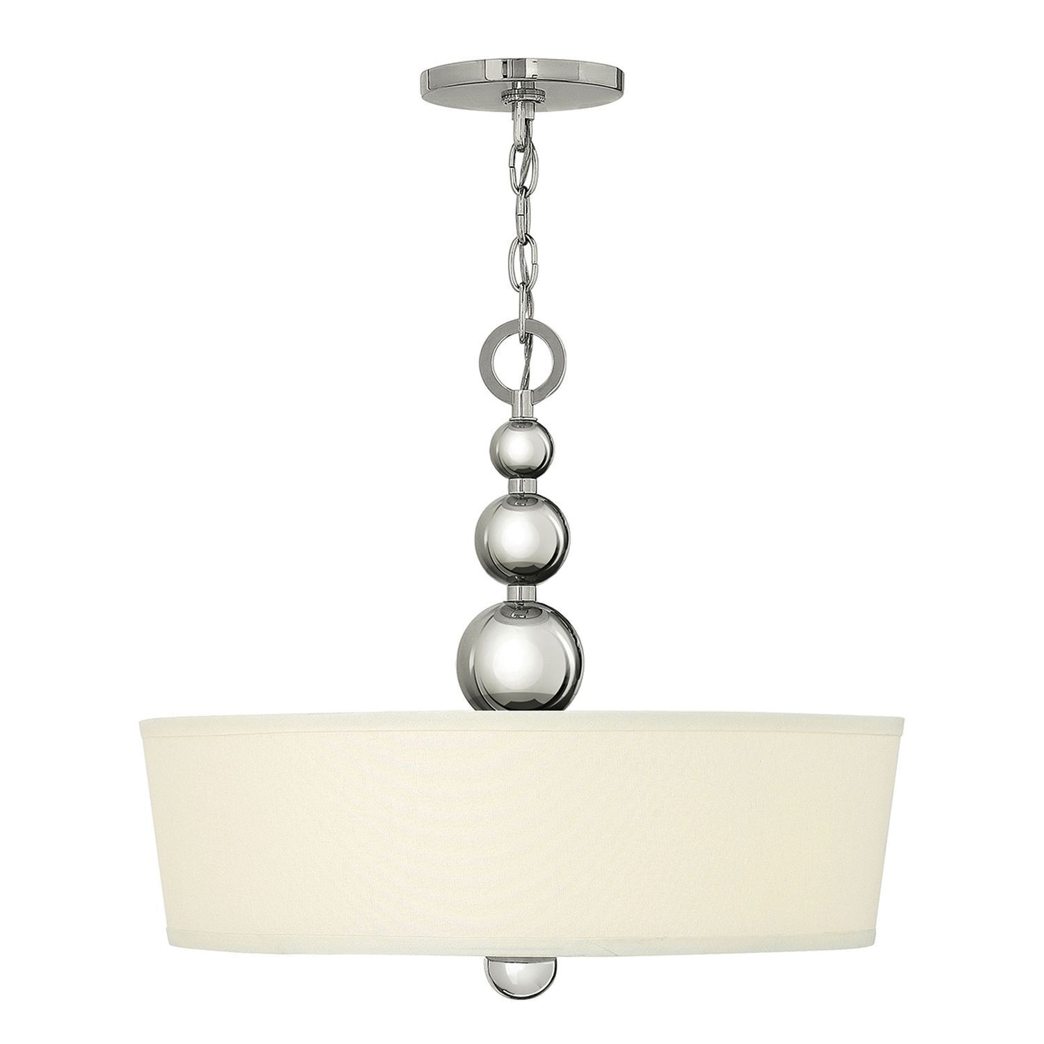 Pendelleuchte ROMINA Nickel Ø51cm kürzbar Lampe