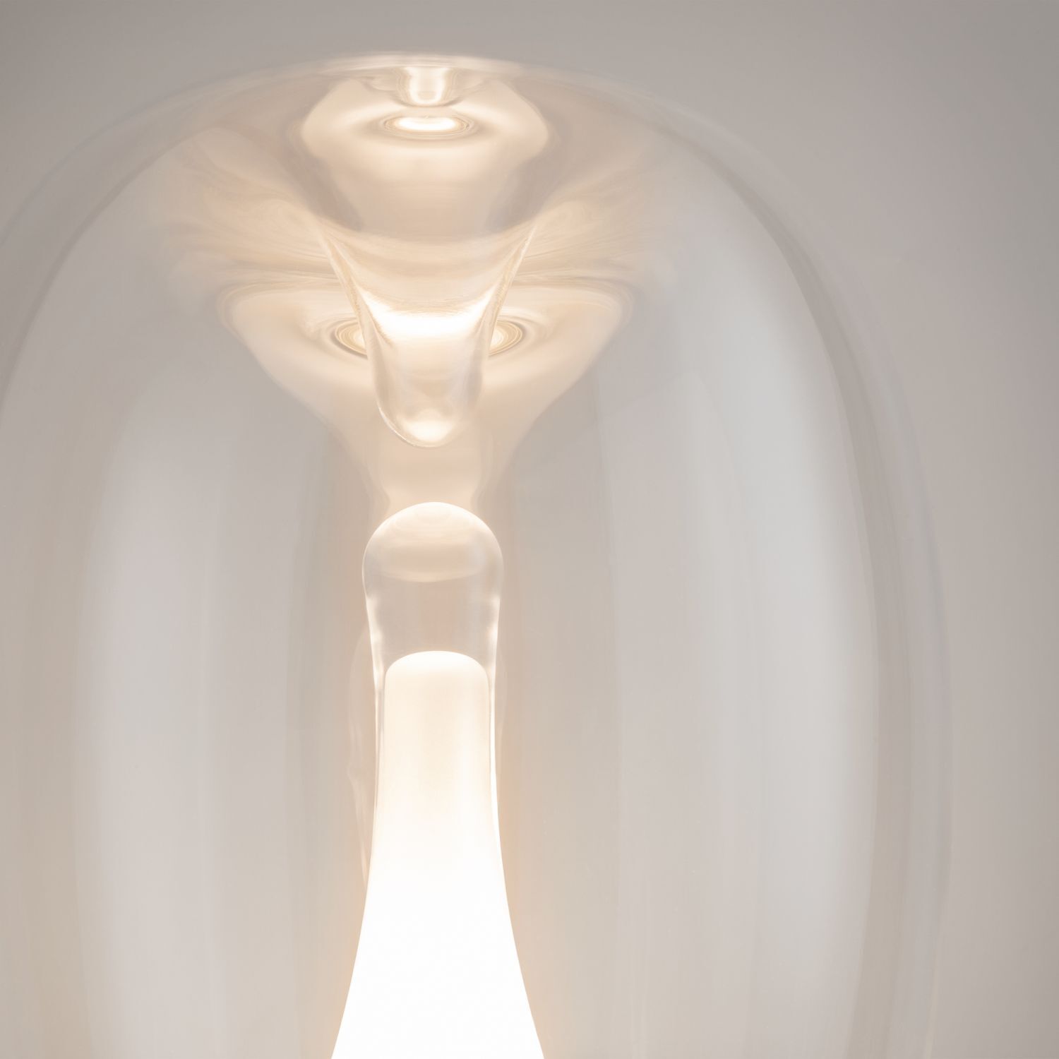 Tischleuchte Aluminium Glas LED Ø 20 cm 27,2 cm in Gold Beleuchtung, Lampe, Licht