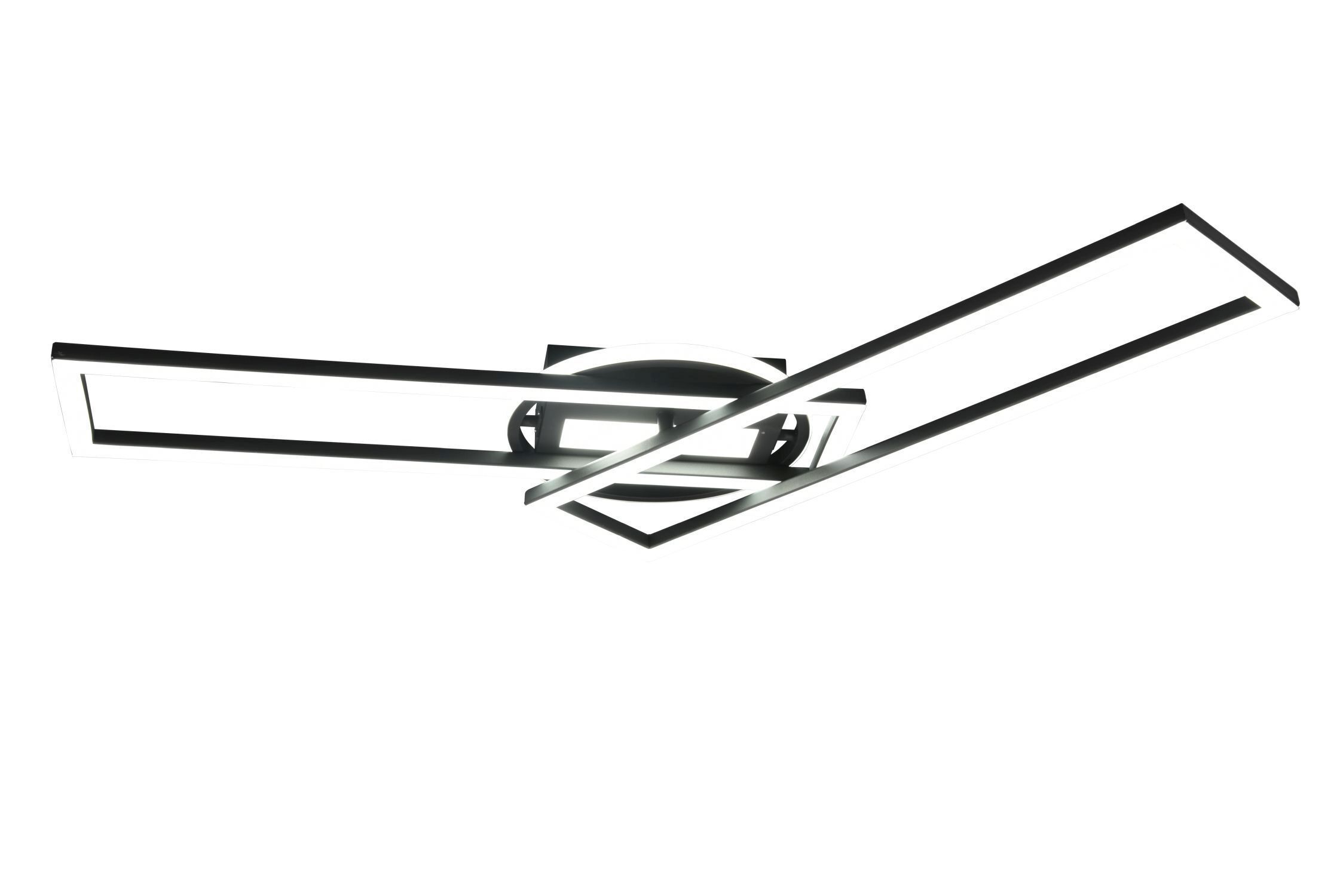 Plafonnier LED Noir Variateur Télécommande 4500 lm Gerät, Deckenventilator, Elektrisches Gerät