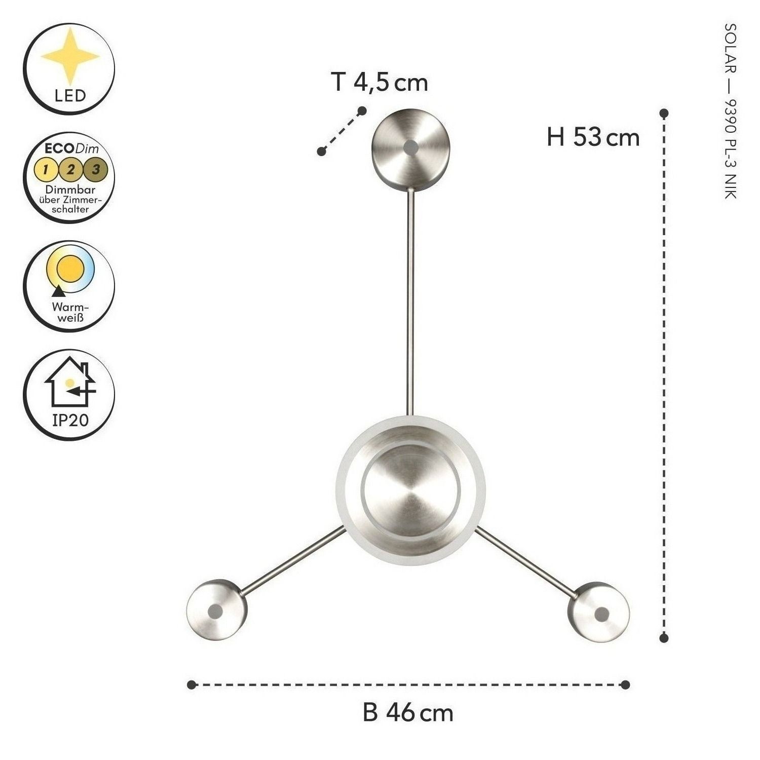 LED, Hängelampe, Standleuchte, Kupfer, Modern