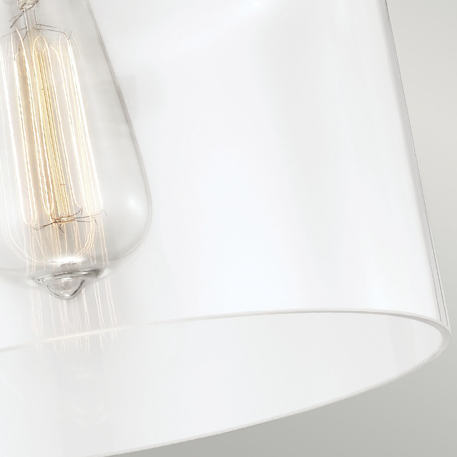 Deckenlampe Glas Vintage Design Ø23cm E27 BASRA