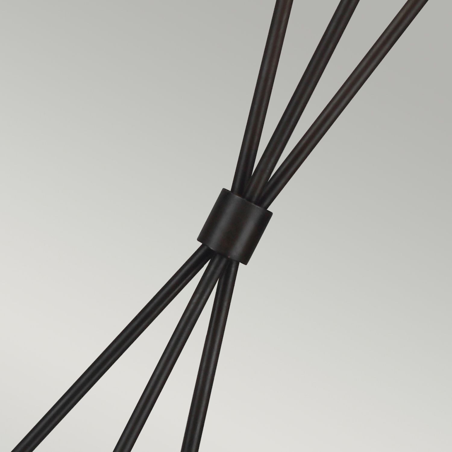 Stehlampe Dreibein in Rost Weiß 140cm klein Metall Stoff