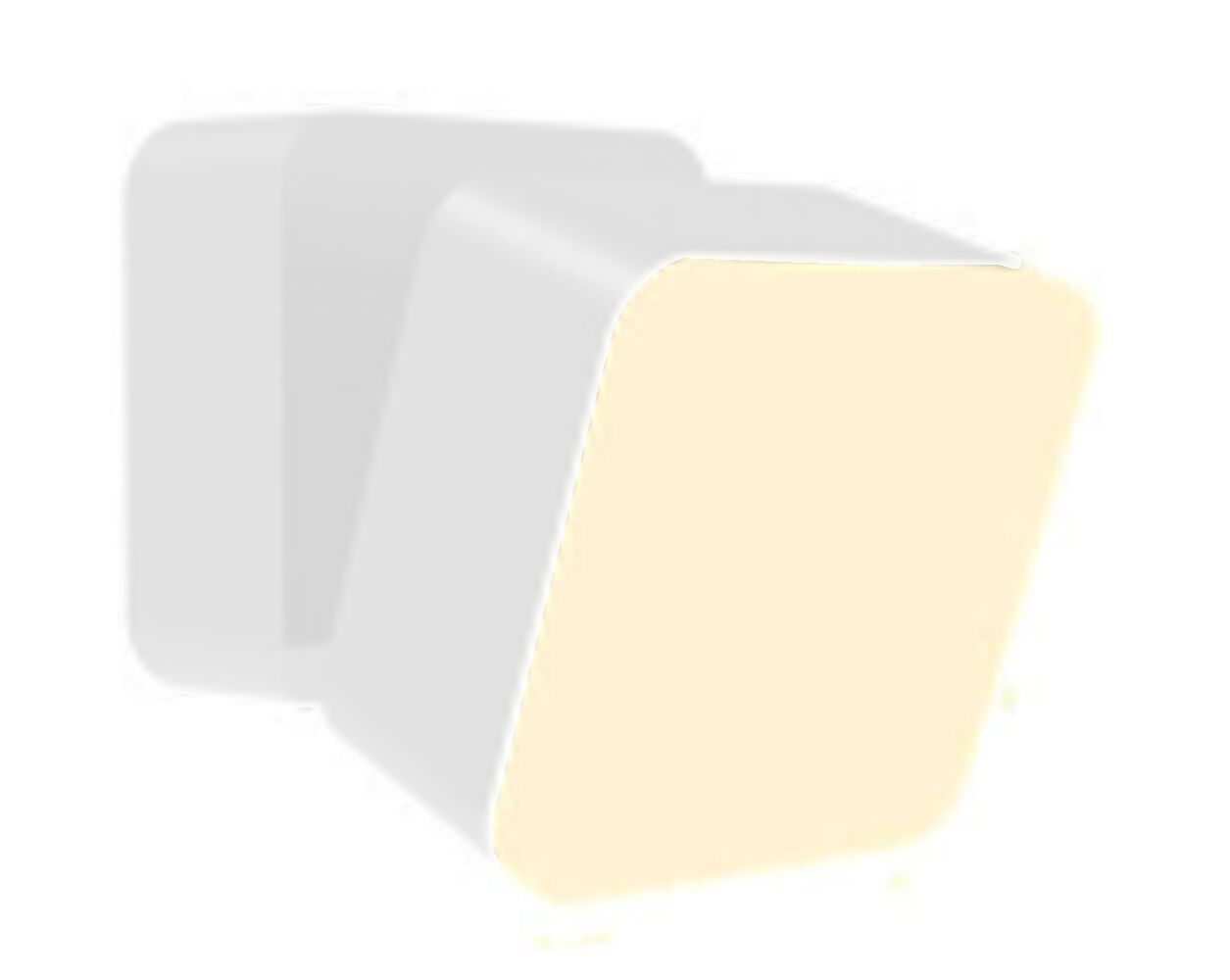 Applique extérieure LED IP44 blanc rectangulaire L : 9 cm petit alu Applique extérieure LED IP44 blanc rectangulaire L : 9 cm petit alu