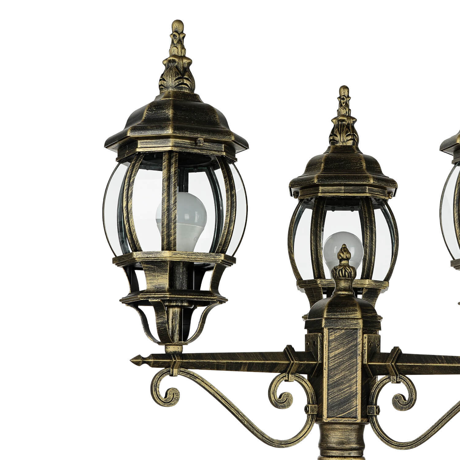 Grand candélabre BREST or antique 3xE27 2,1m de haut Lampe, Kronleuchter