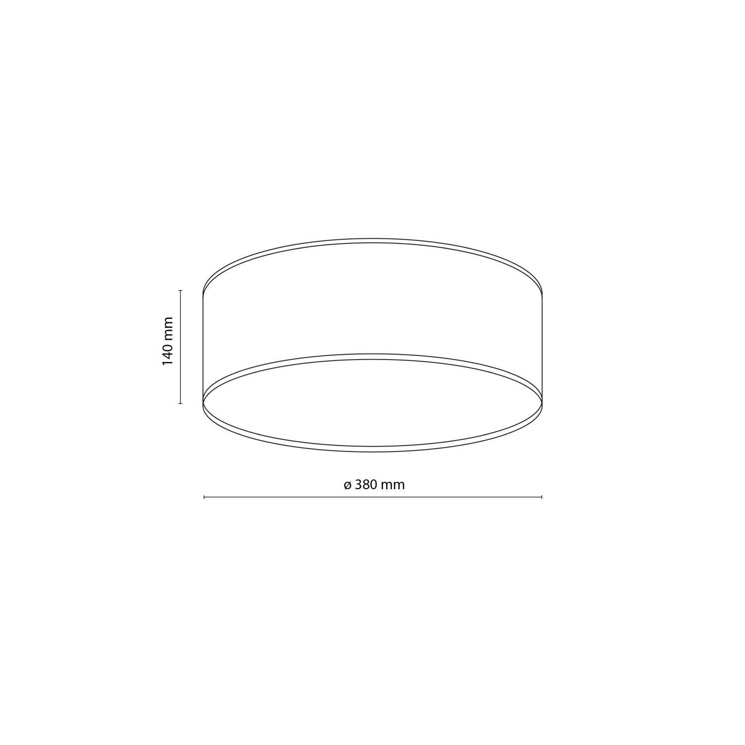 Deckenlampe Kinderzimmer Gelb rund Ø 38 cm Stoff 4x E27 Deckenlampe Kinderzimmer Gelb rund Ø 38 cm Stoff 4x E27