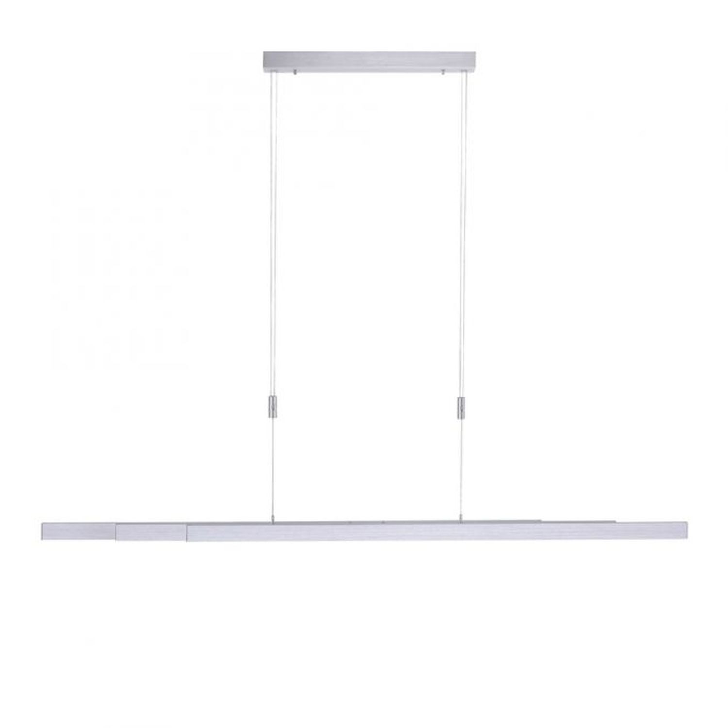 Dimmbare LED Pendelleuchte Touch 179 cm in Aluminium Weißes Brett, Elektronik, Bildschirm, Tür, Schiebetür