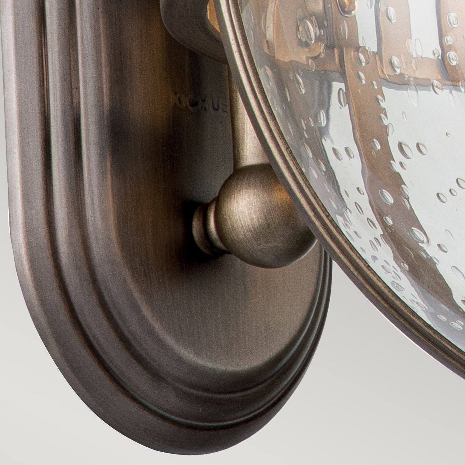 Applique extérieure Abat-jour sphérique H : 57,8 cm IP44 E14 Vintage Bronze, Griff