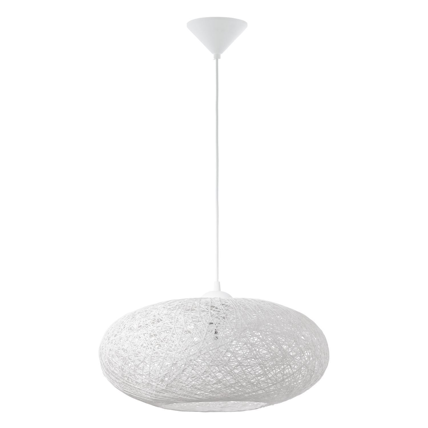 Lampe à suspendre Campilo blanc Ø45cm