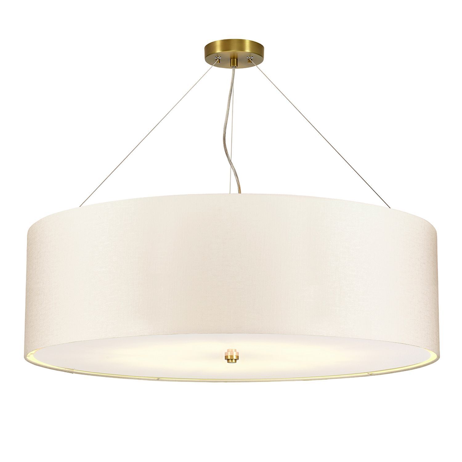 beleuchtung-haengeleuchte-pendelleuchte-haengelampe-nasia-7-flammig-messing-antik-elfenbein-modern-485-1 Kronleuchter, Deckenleuchte, Stoffschirm, Messing-Bauteile, Pendel lampe